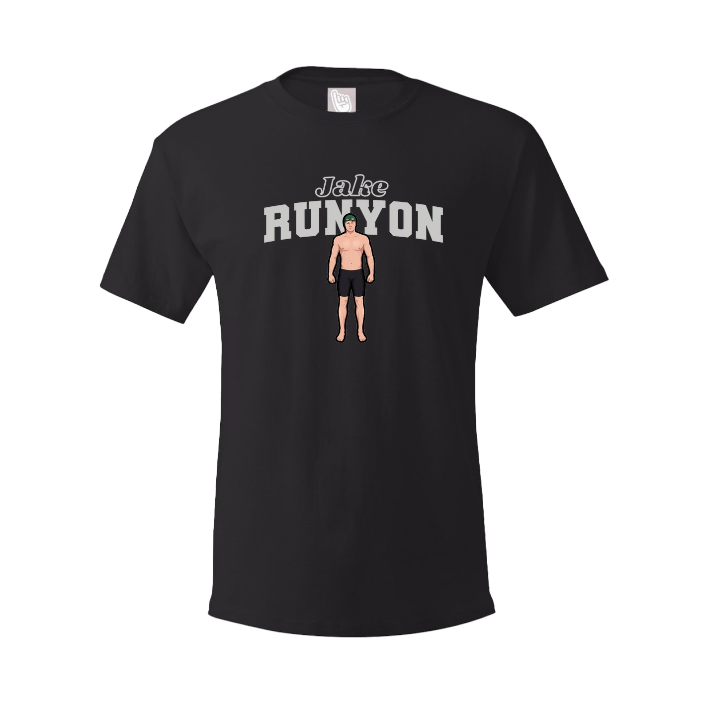 Youth Tee — Name Arch in Black