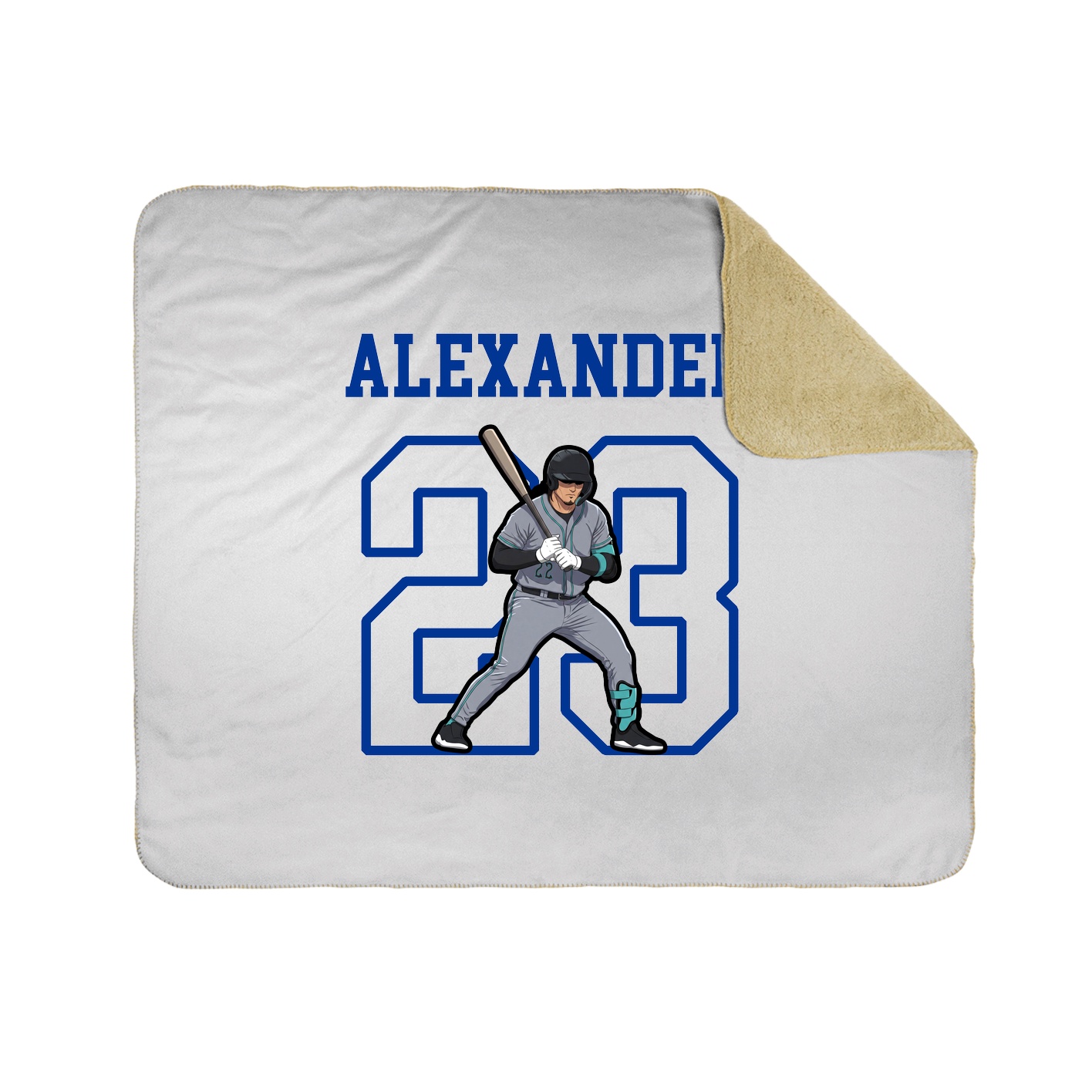 Throw Blanket — Shirsey in White