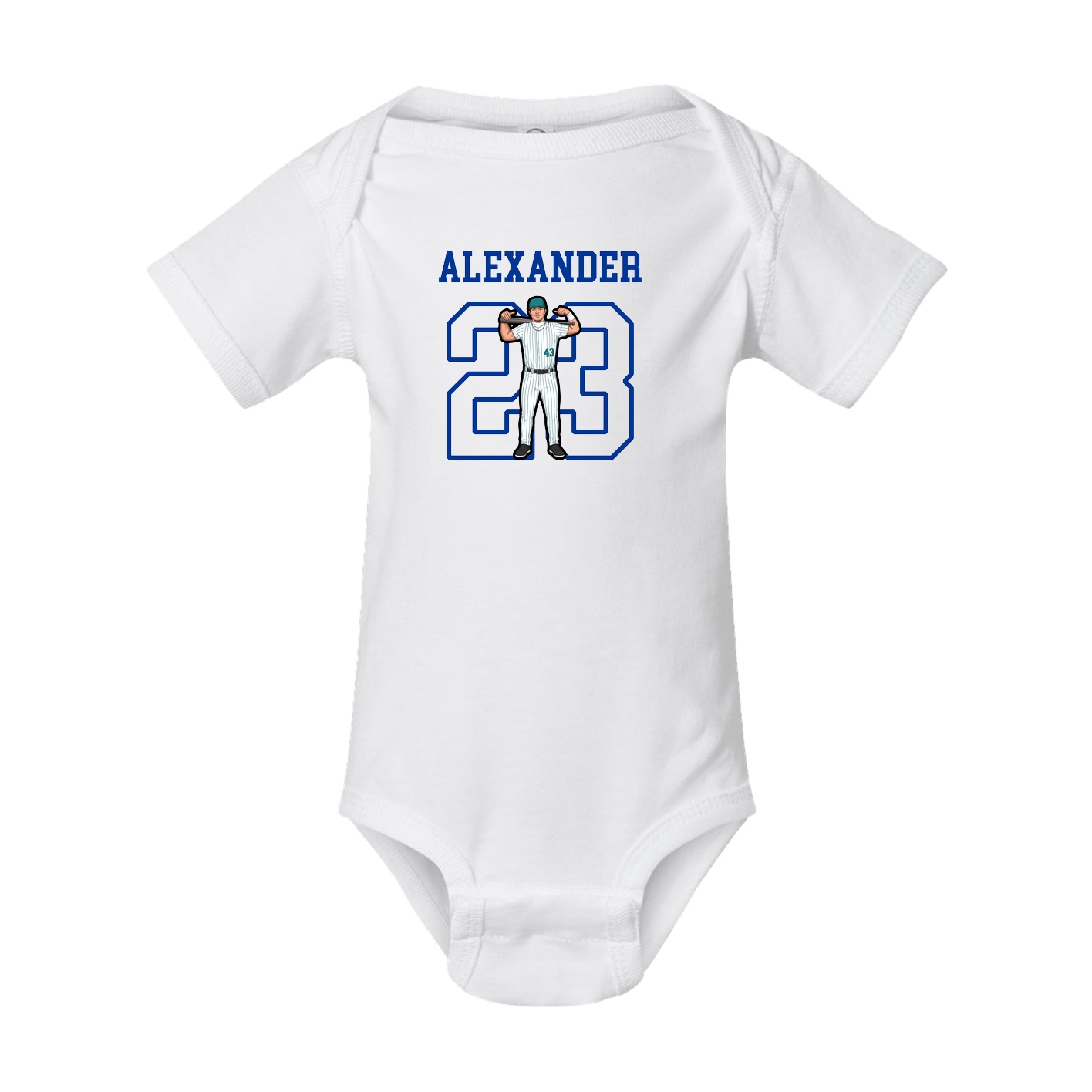 Baby Onesie — Shirsey in White