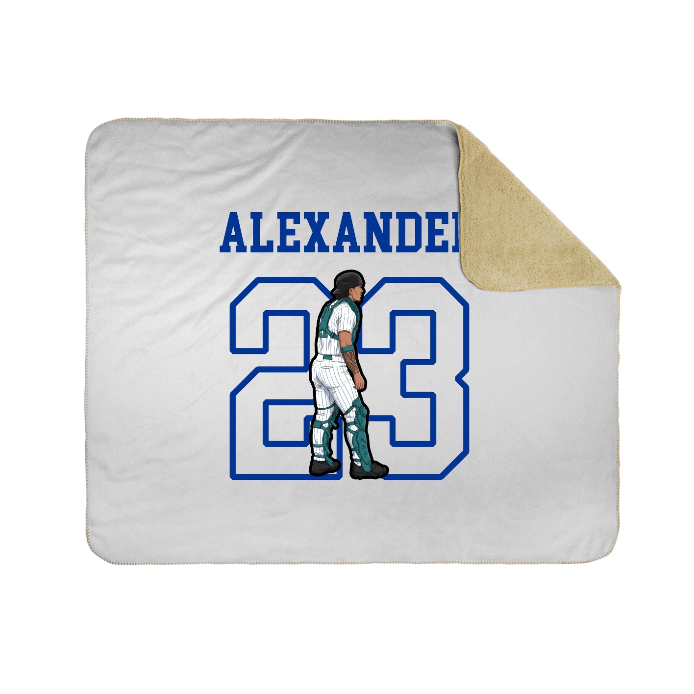 Throw Blanket — Shirsey in White