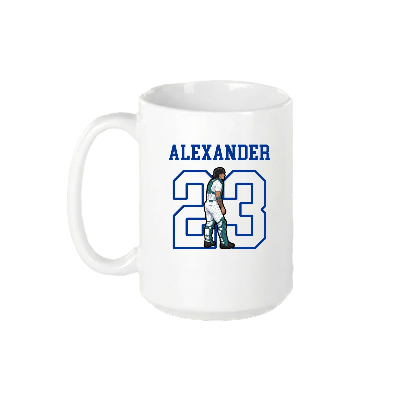15oz Coffee Mug — Shirsey in White