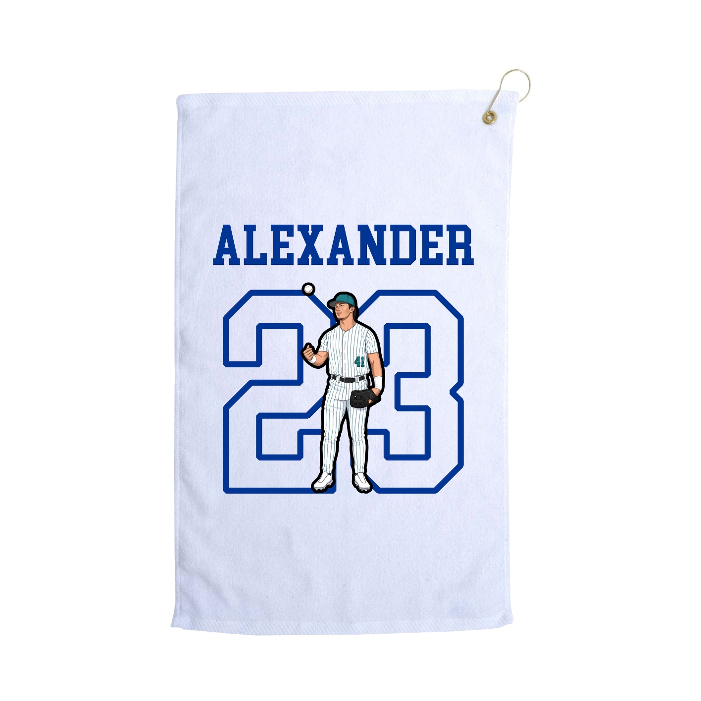 Golf Towel — Shirsey in White