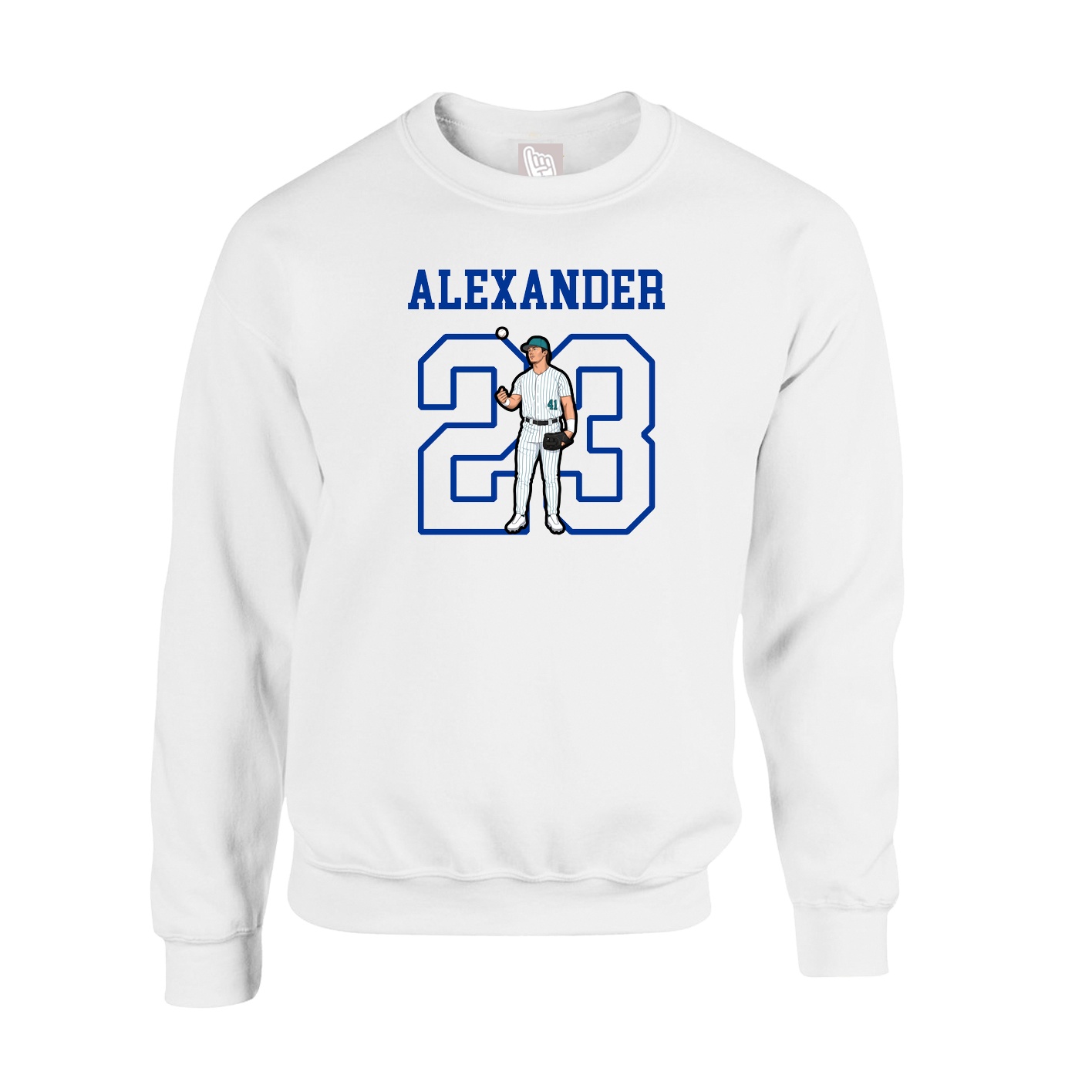 Fleece Crew — Shirsey in White