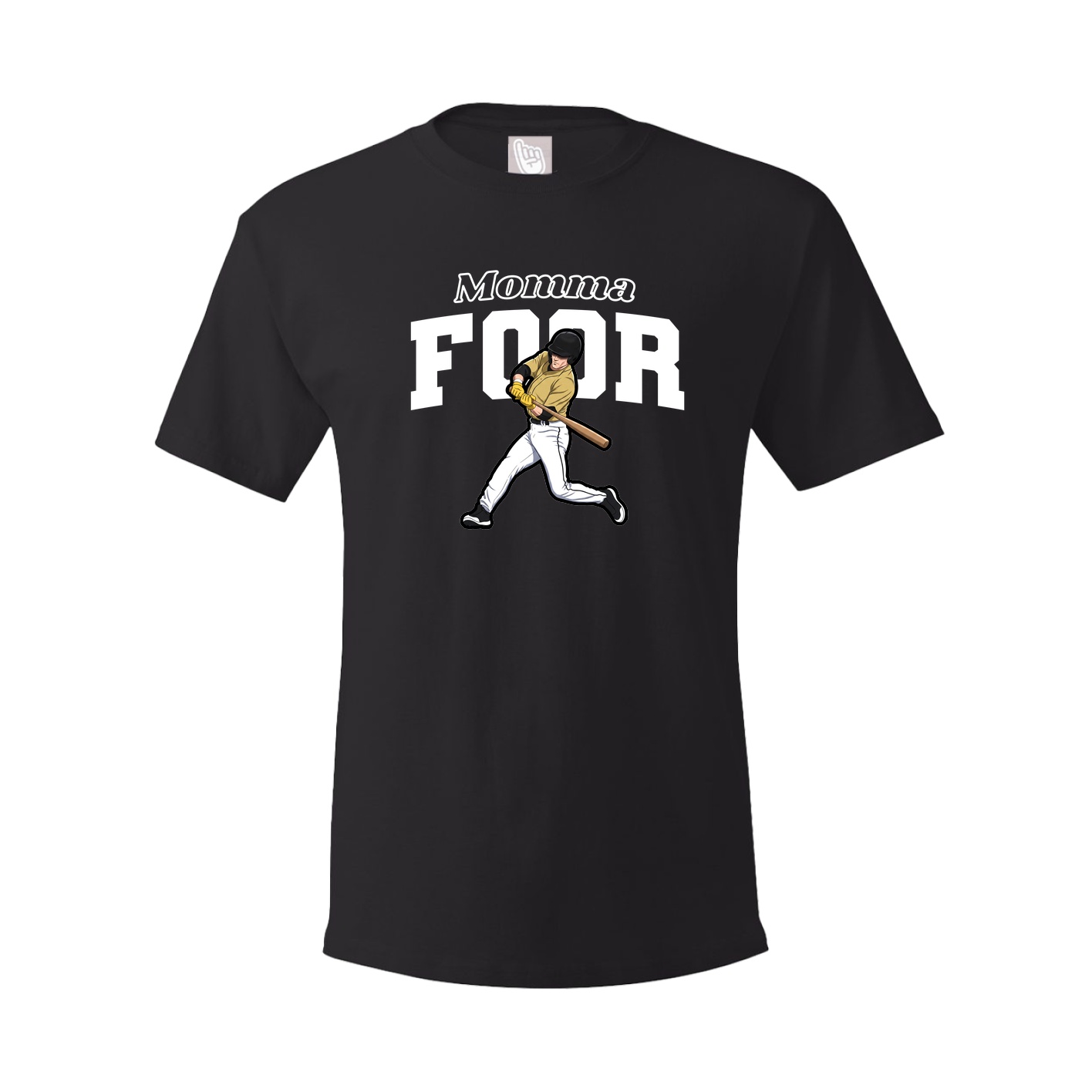 Youth Tee — Mothers Day Block in Black
