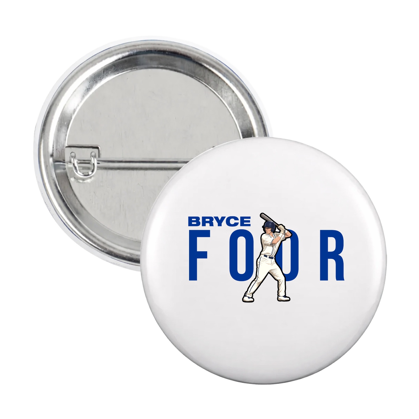 Game Day Button — Player Name in White