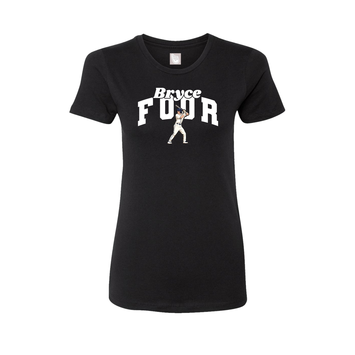Womens Tee — Signature Arch in Black