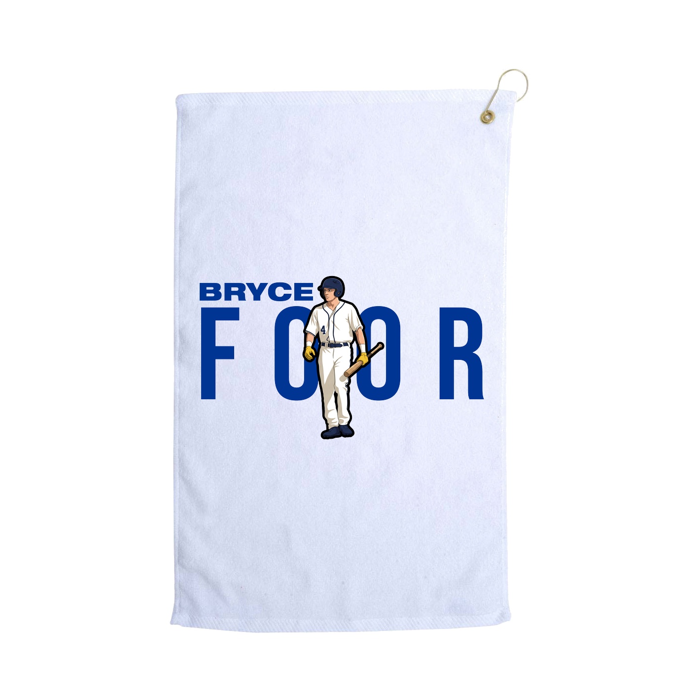 Golf Towel — Player Name in White