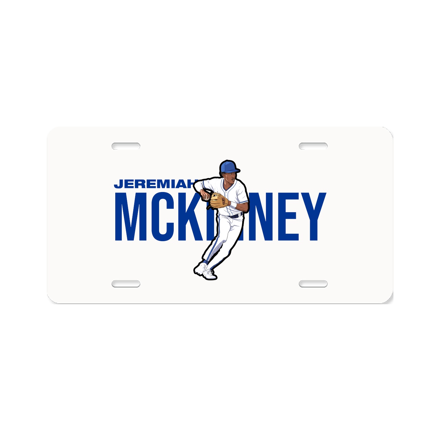 License Plate — Player Name in Classic