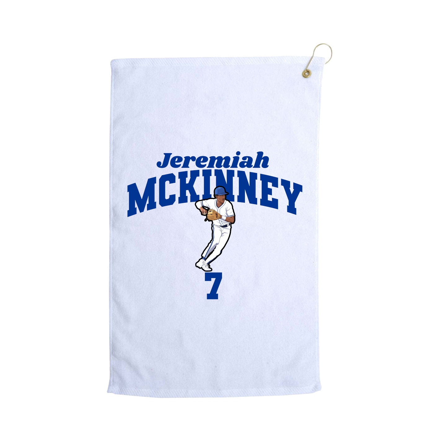Golf Towel — Signature Arch in White