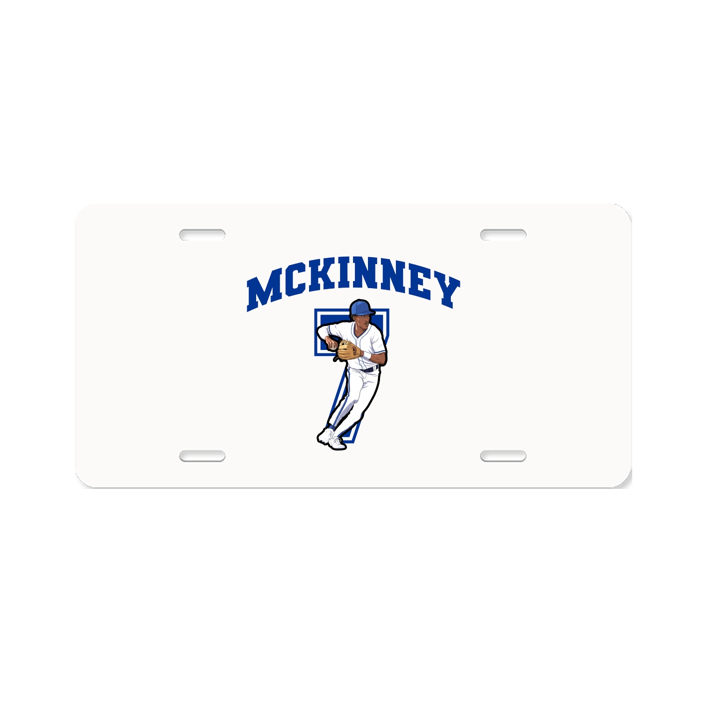 License Plate — Number in Classic