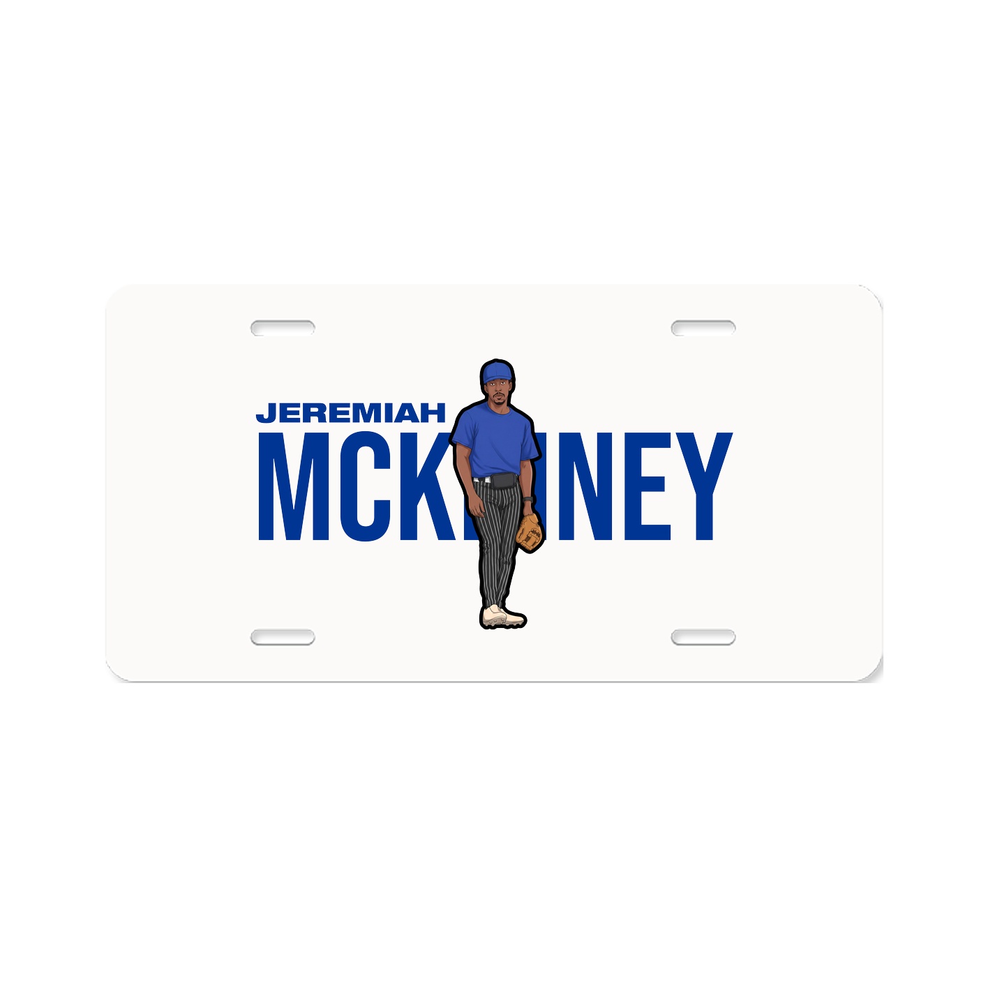 License Plate — Player Name in Classic