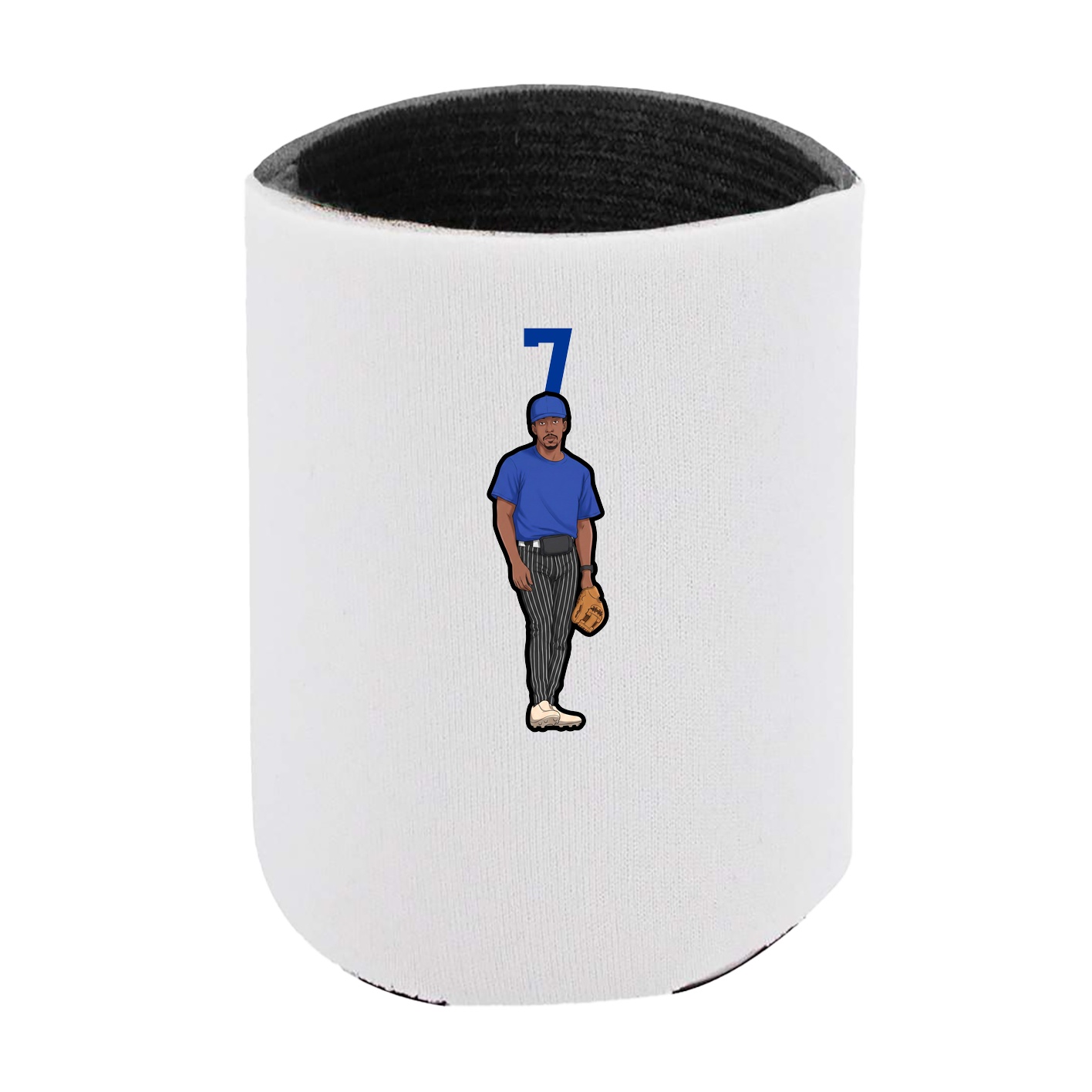 Can Holder — Number Top in White
