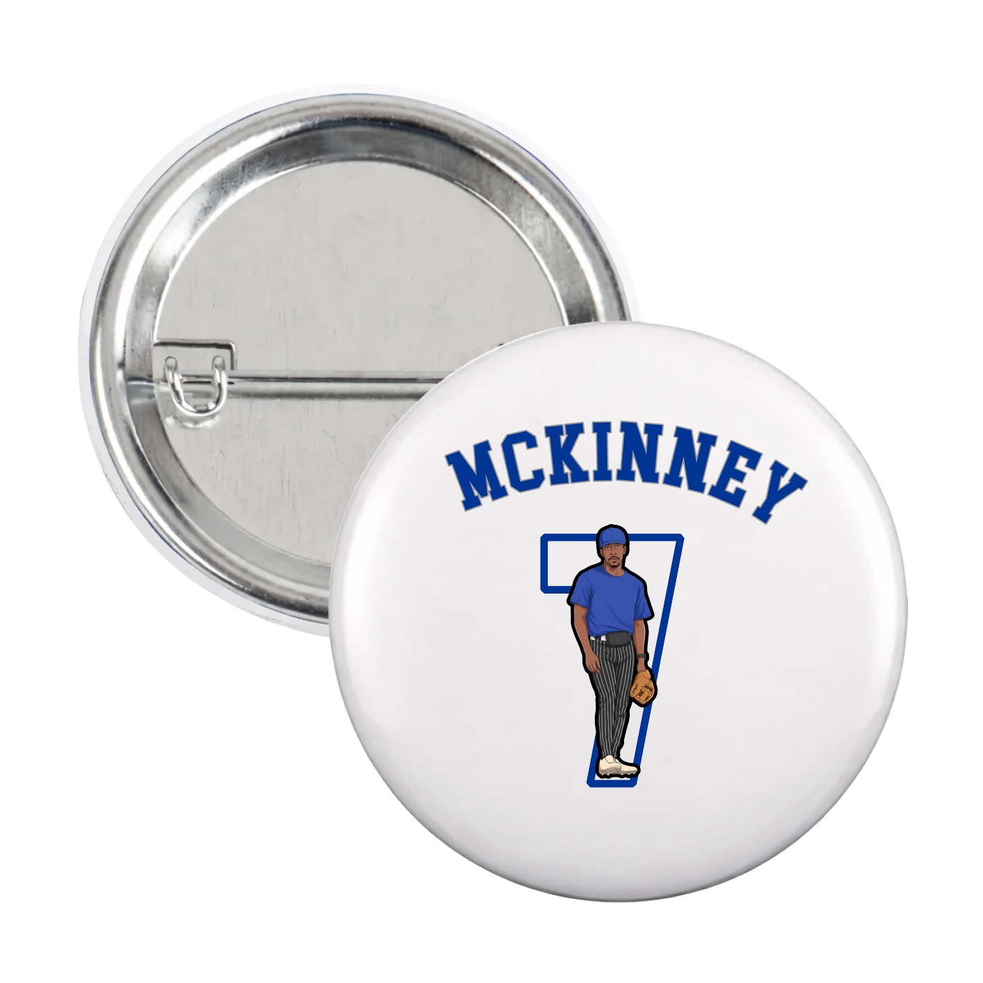Game Day Button — Shirsey Arch in White