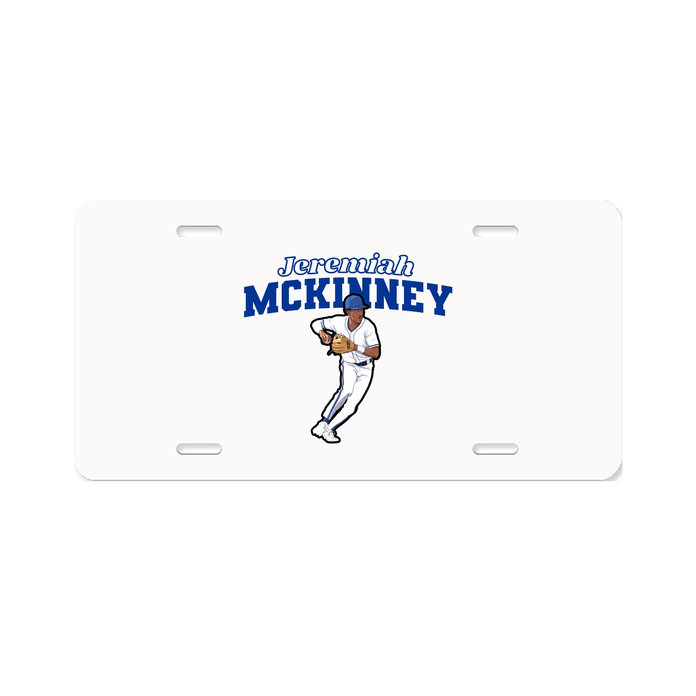 License Plate — Name Arch in Classic