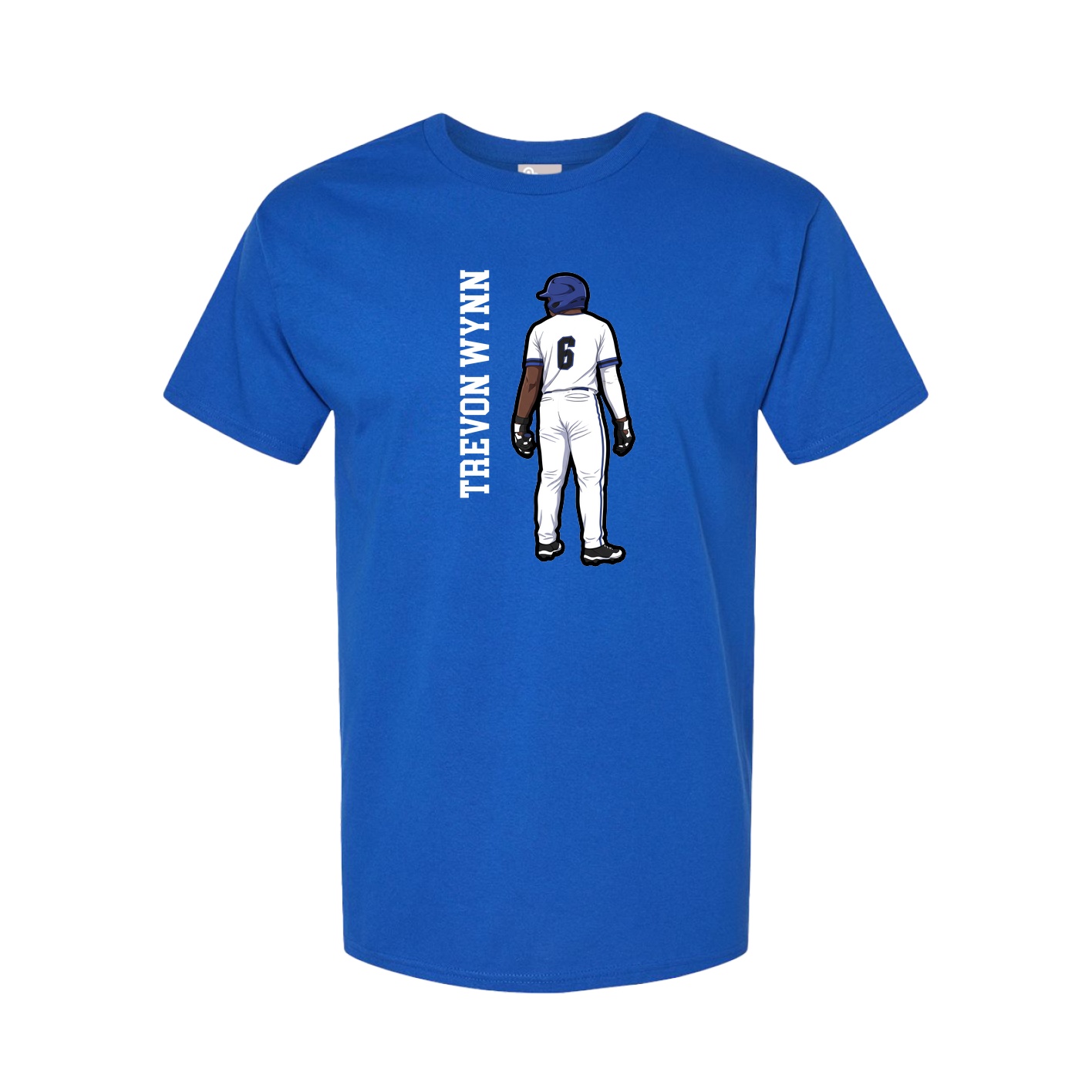 Tee — Name Vertical in Royal