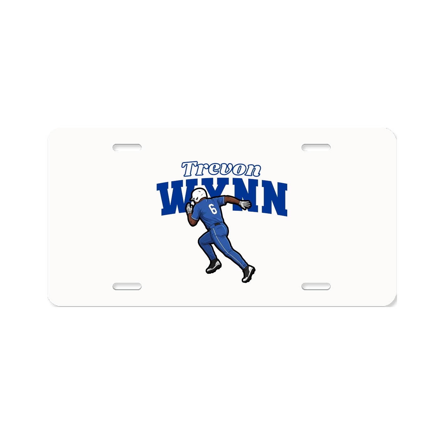 License Plate — Name Arch in Classic