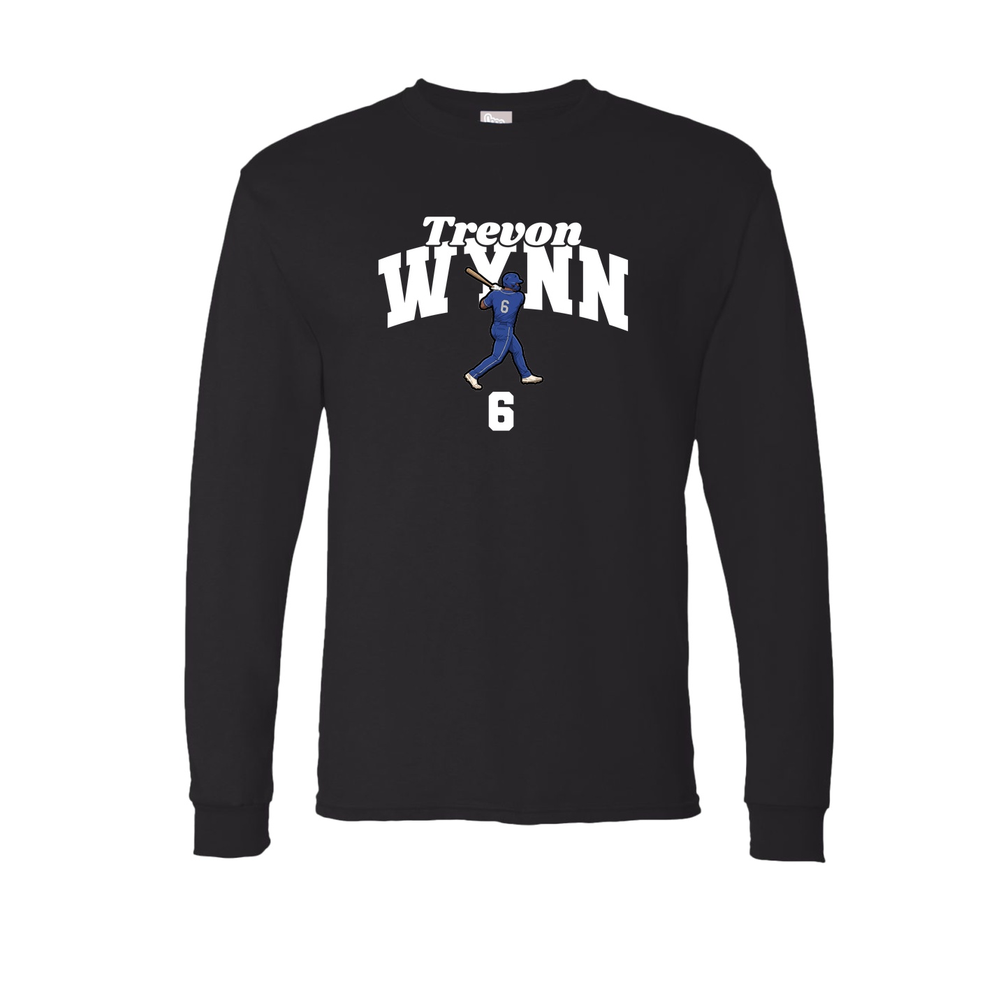 Long Sleeve Tee — Signature Arch in Black