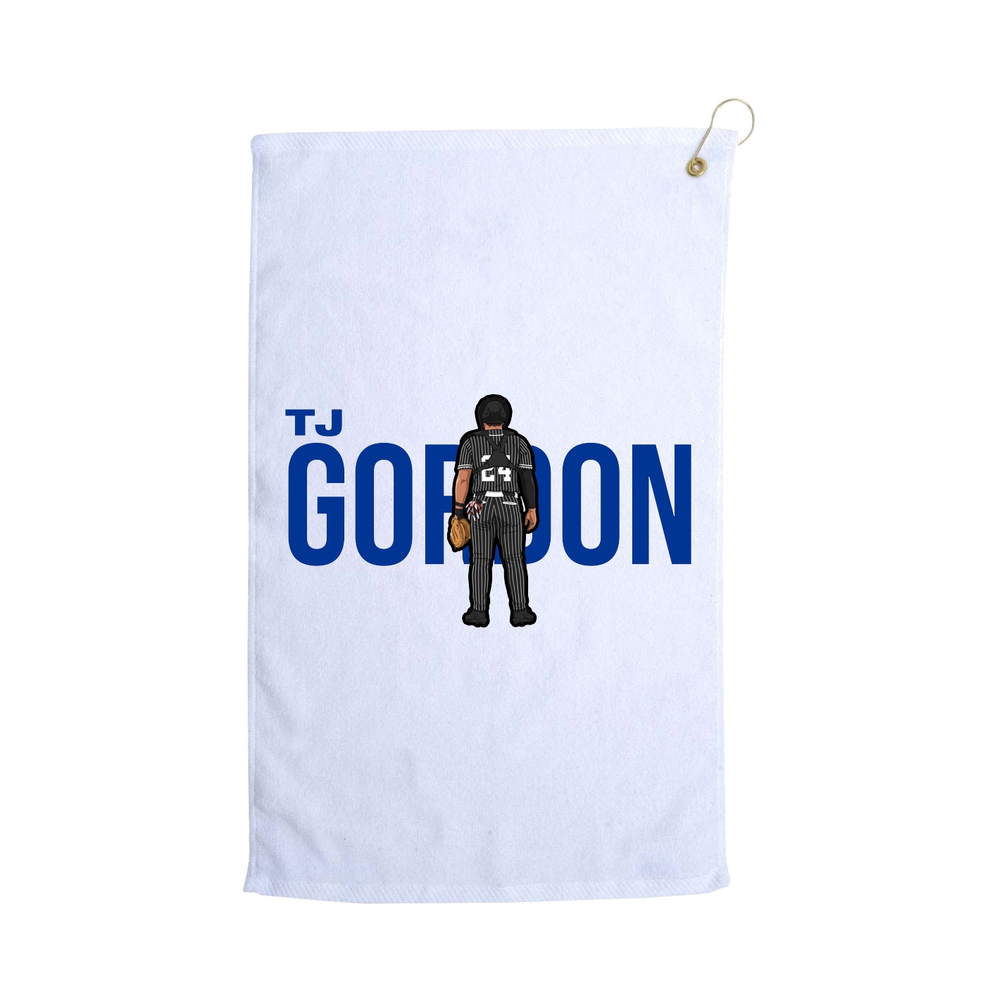 Golf Towel — Player Name in White