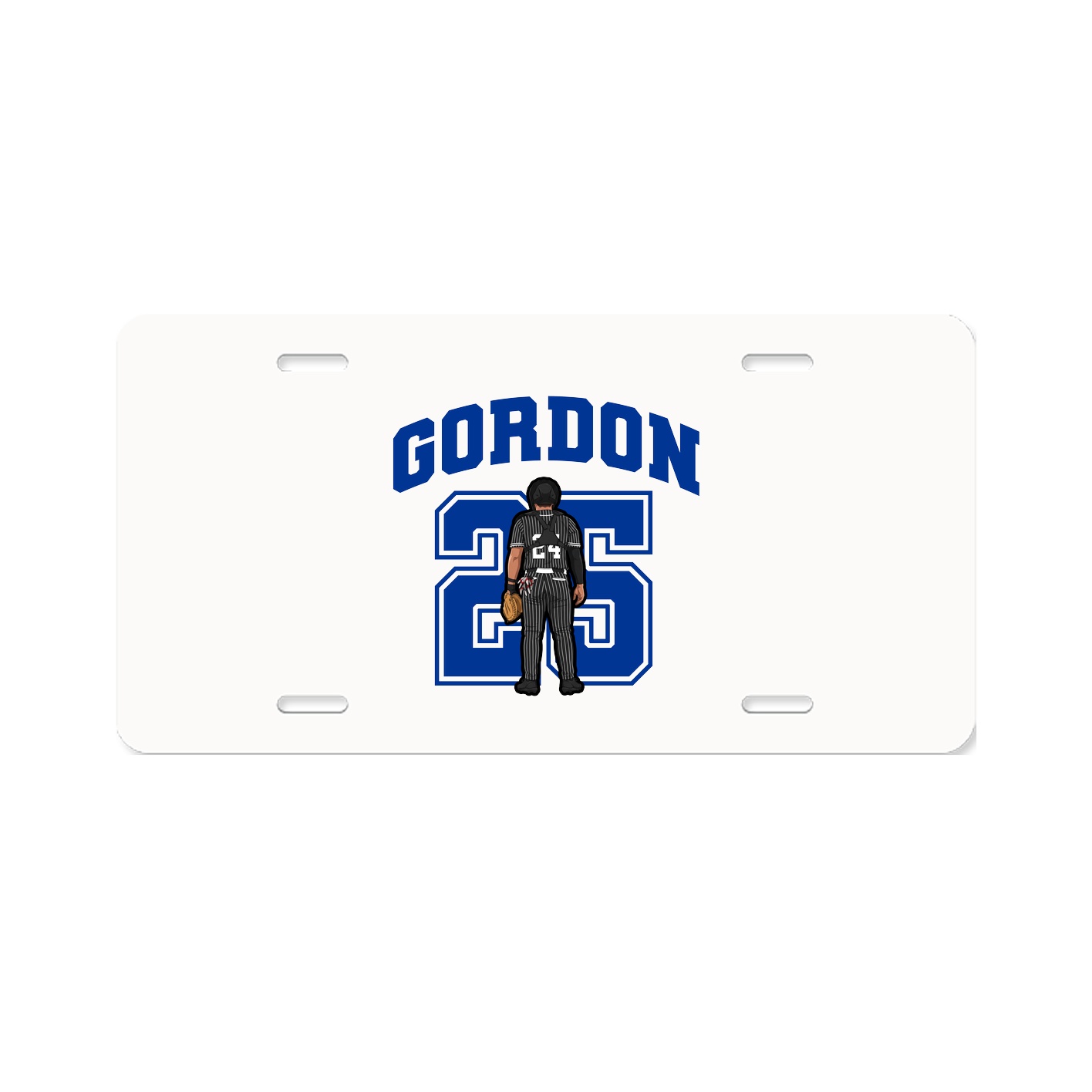 License Plate — Number in Classic