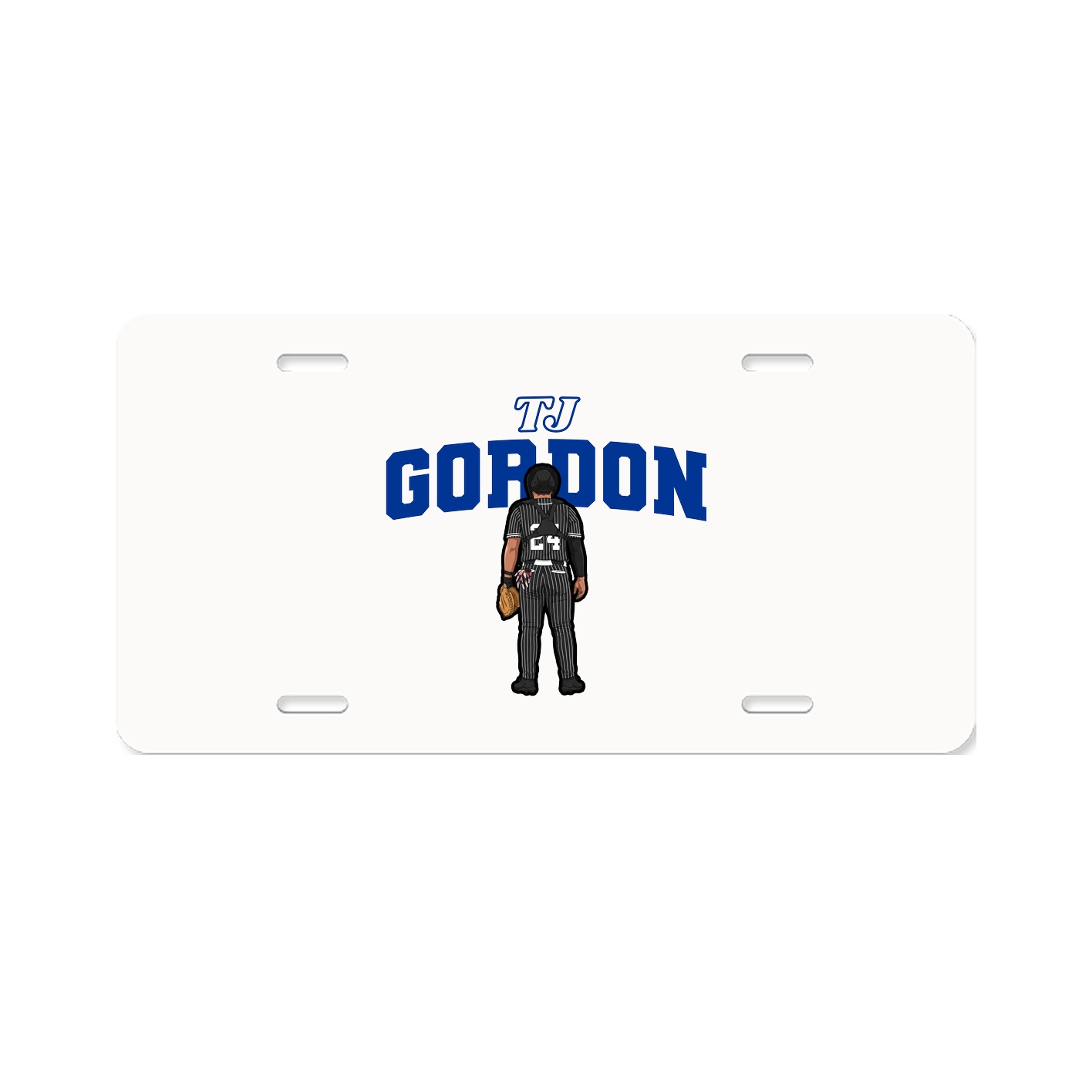 License Plate — Name Arch in Classic