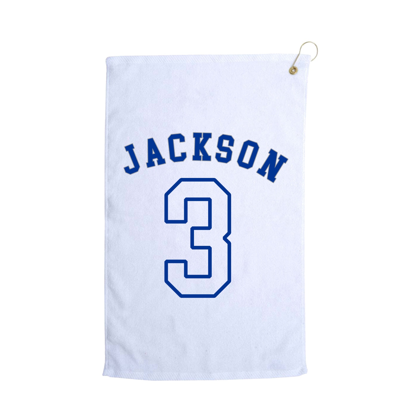 Golf Towel — Shirsey Arch in White