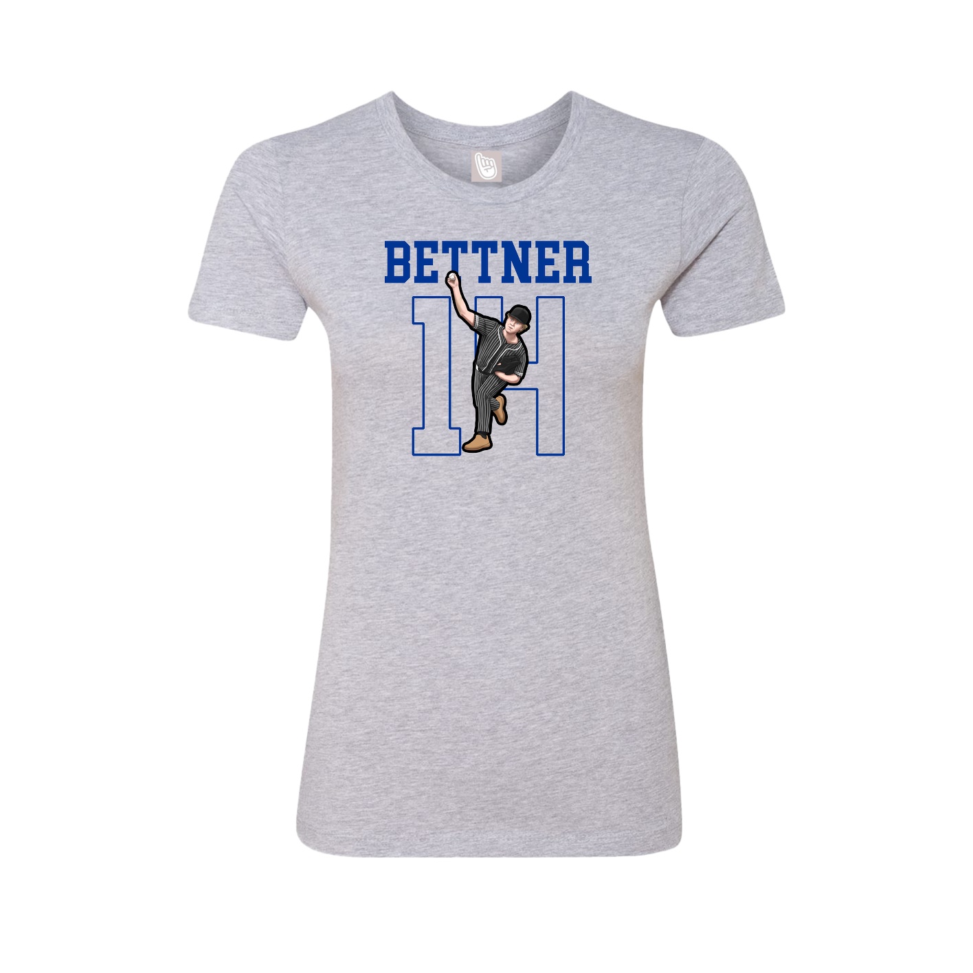 Fitted Women's Tee — Shirsey in Grey