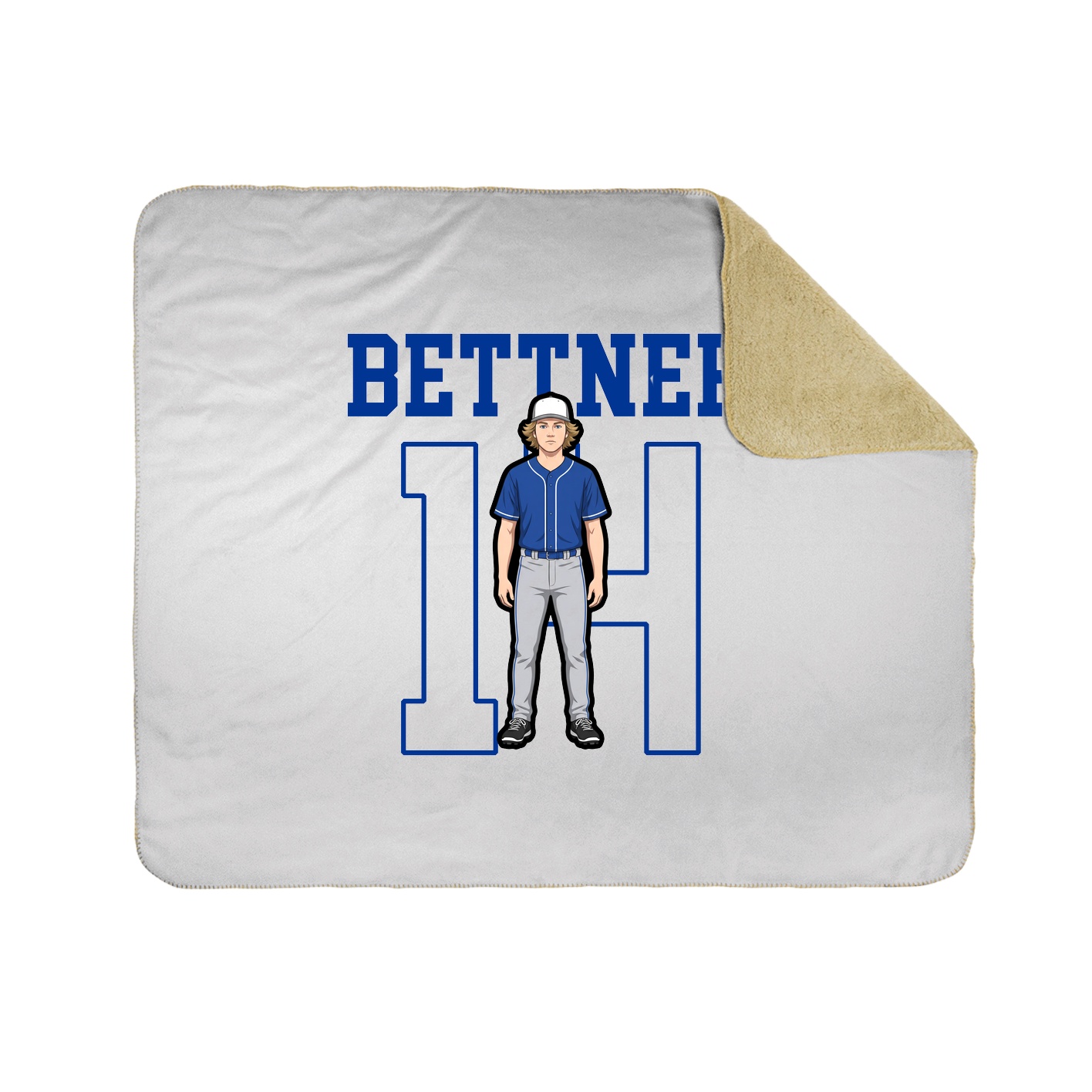 50x60 Sherpa Lined Throw Blanket