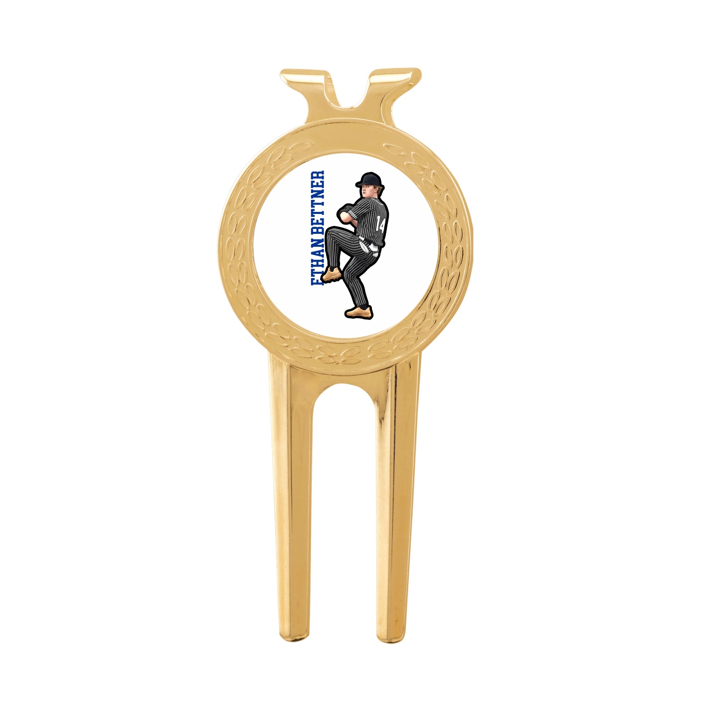Divot Tool with Ball Marker — Name Vertical in Classic