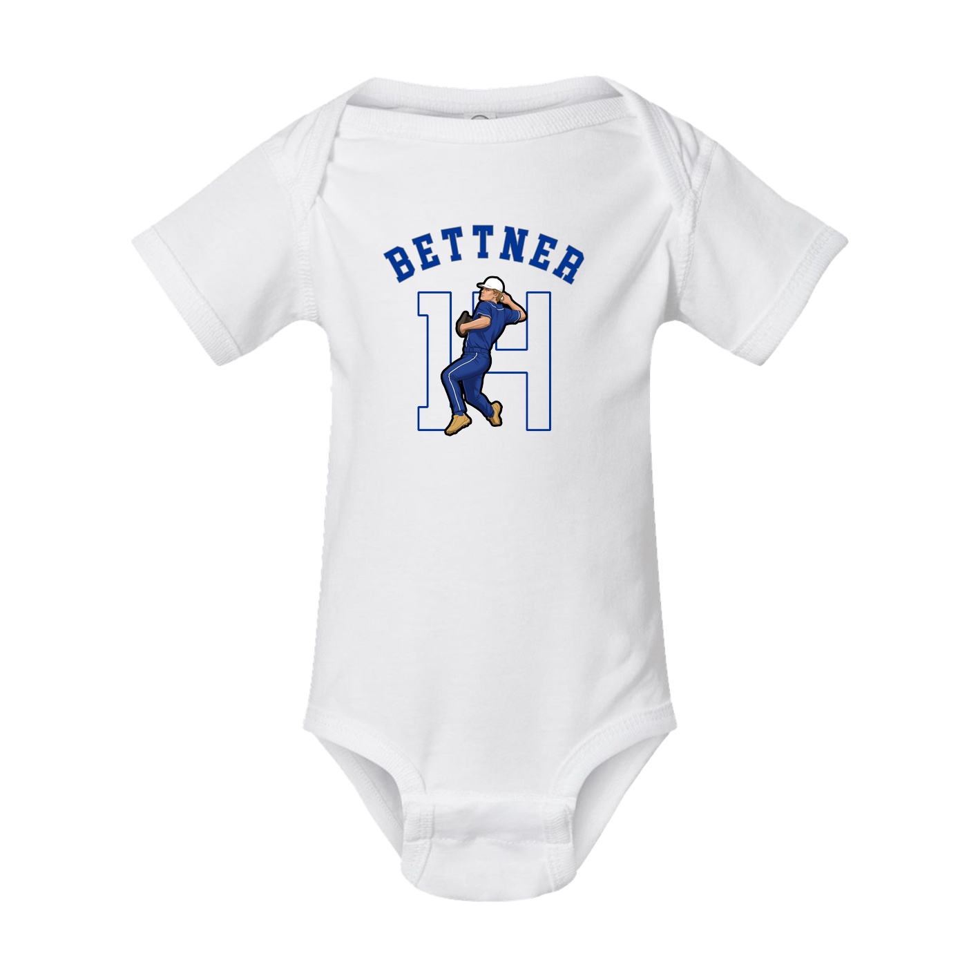 Baby Onesie — Shirsey Arch in White