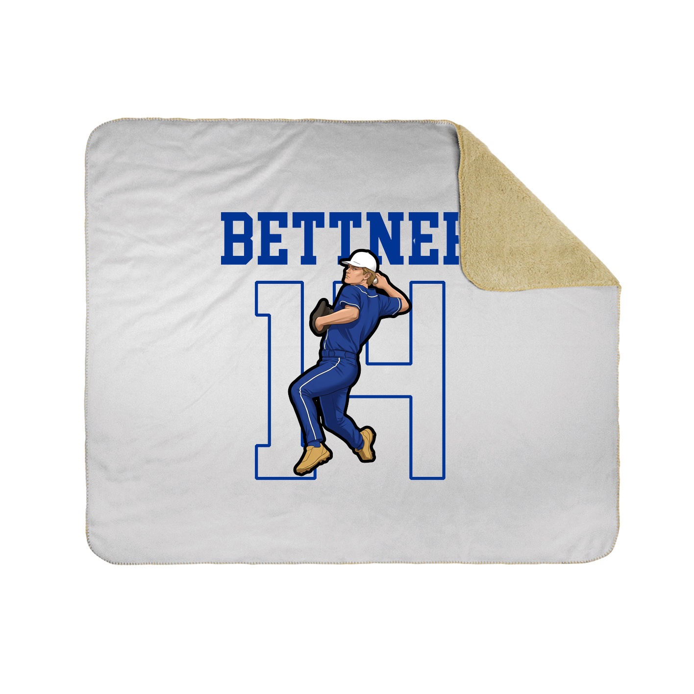 Throw Blanket — Shirsey in White