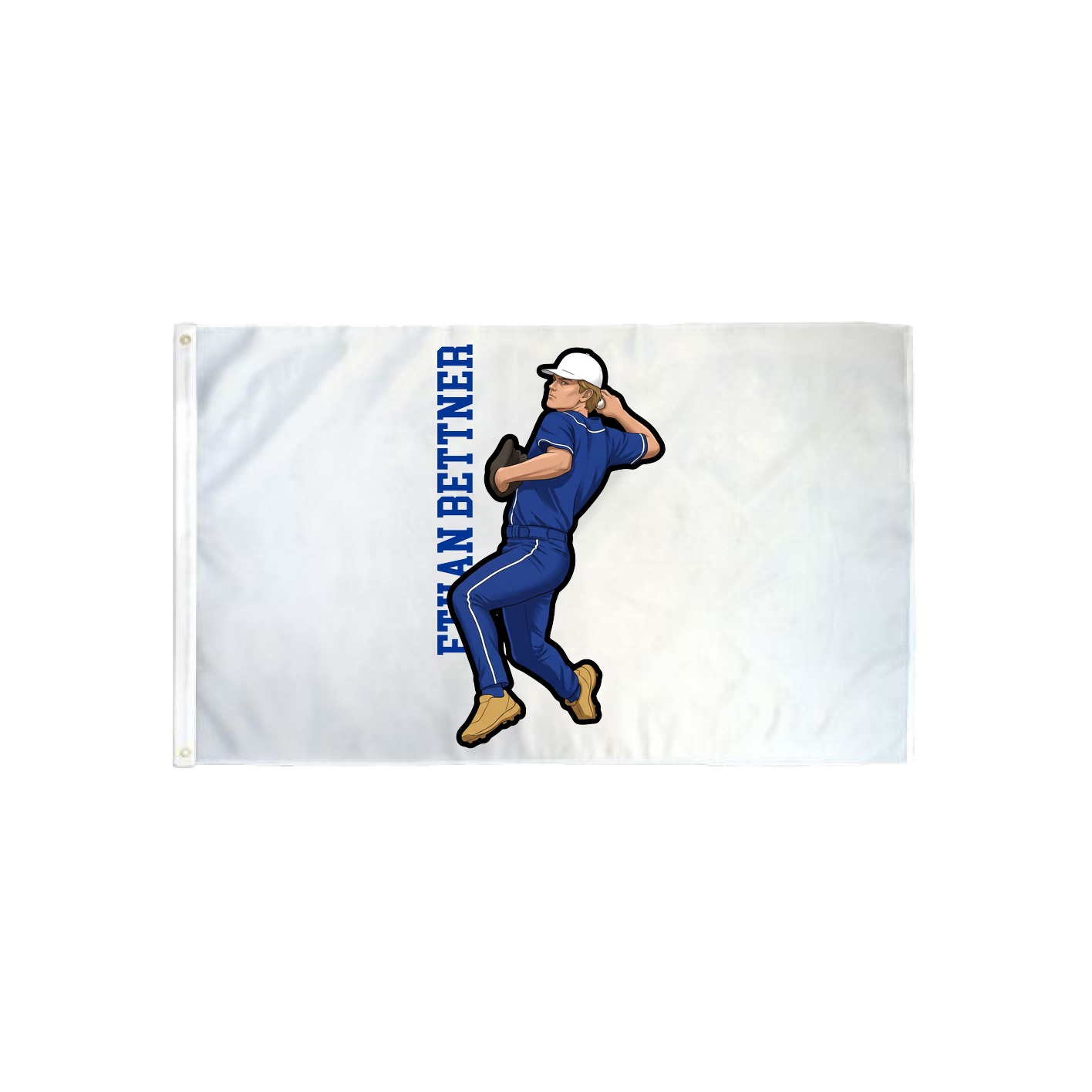 3x5 Flag — Name Vertical in Classic