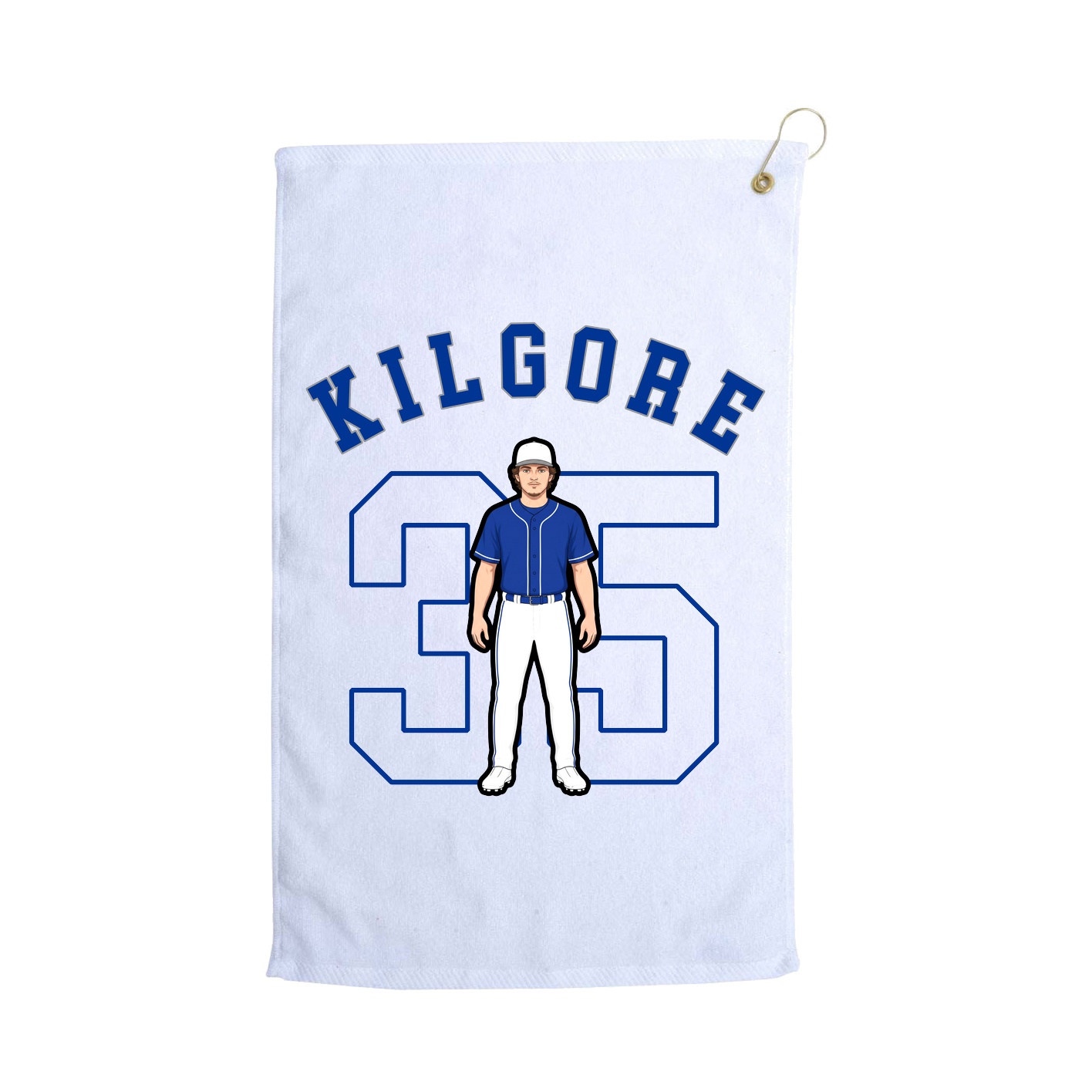 Golf Towel — Shirsey Arch in White