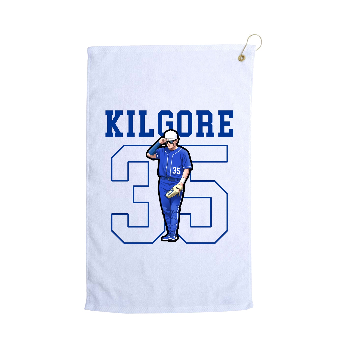 Golf Towel — Shirsey in White