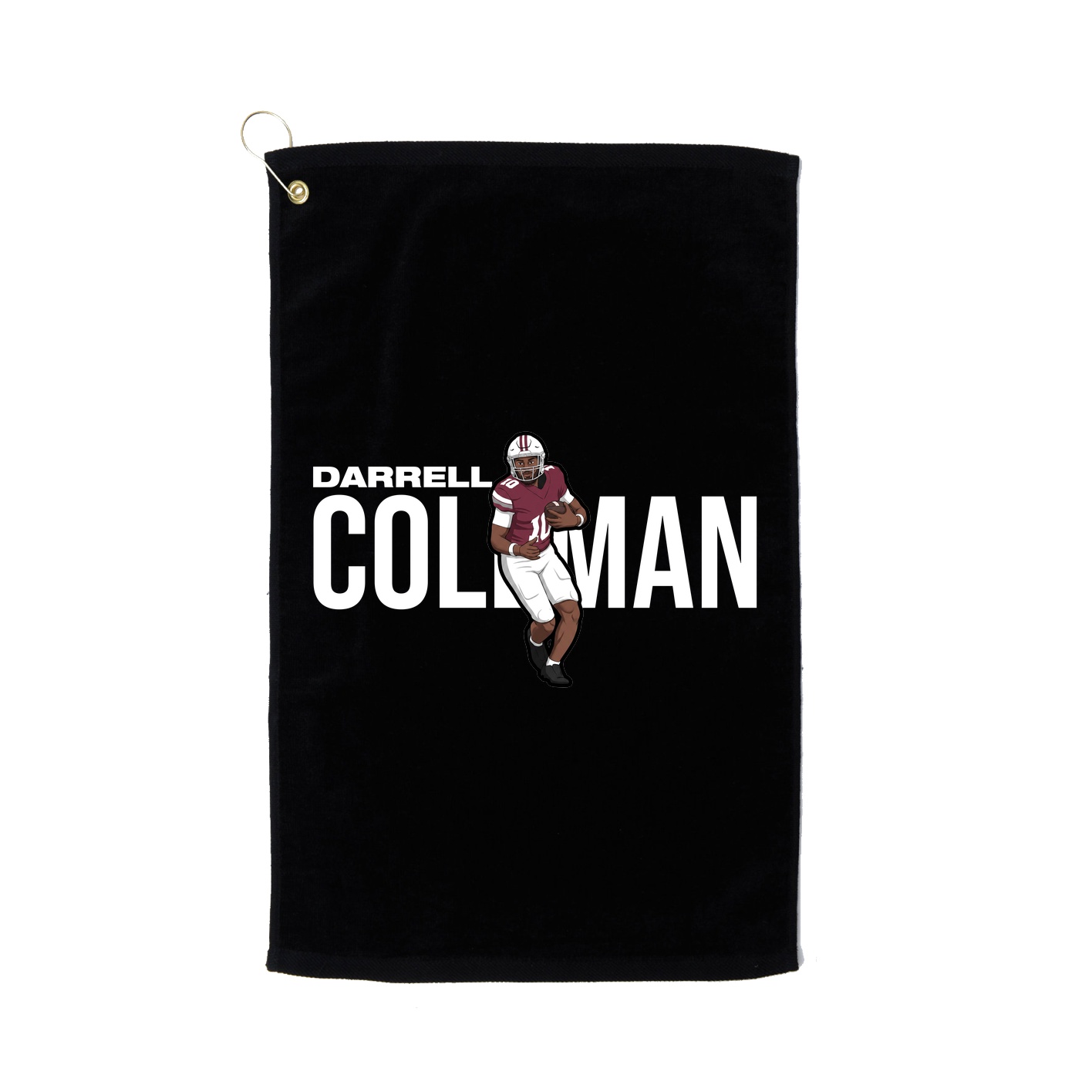 Golf Towel — Player Name in Black