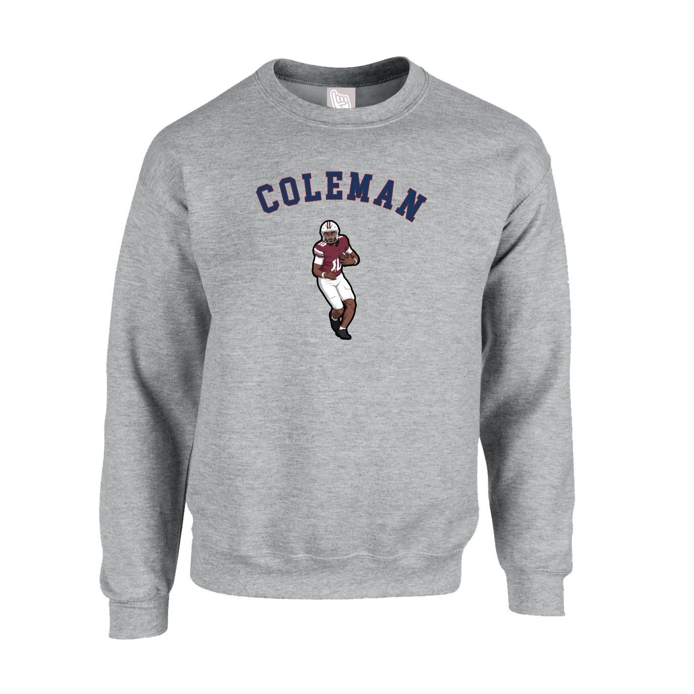 Fleece Crew — Shirsey Arch in Grey