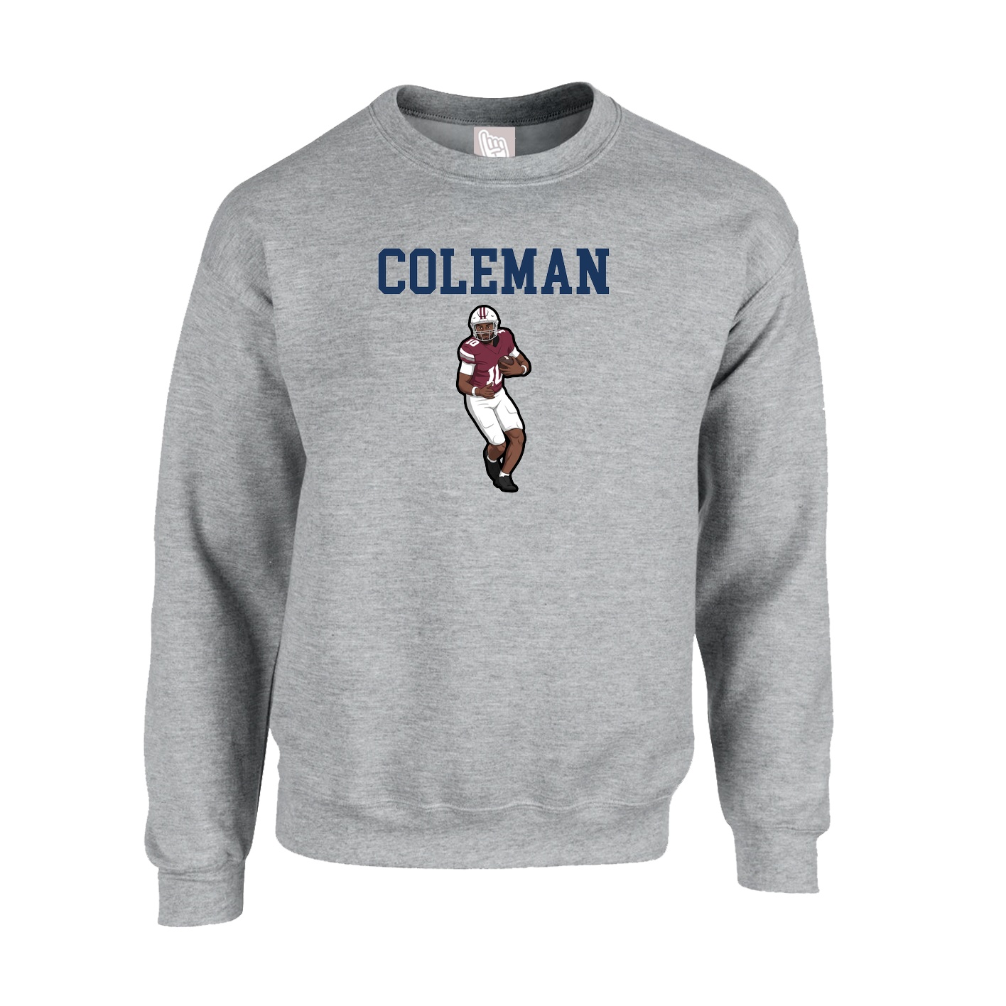Fleece Crew — Shirsey in Grey
