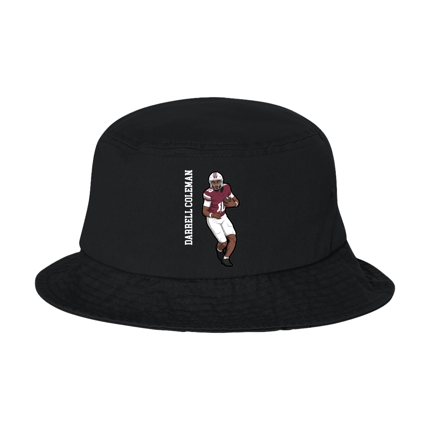 Bucket Cap — Name Vertical in Black