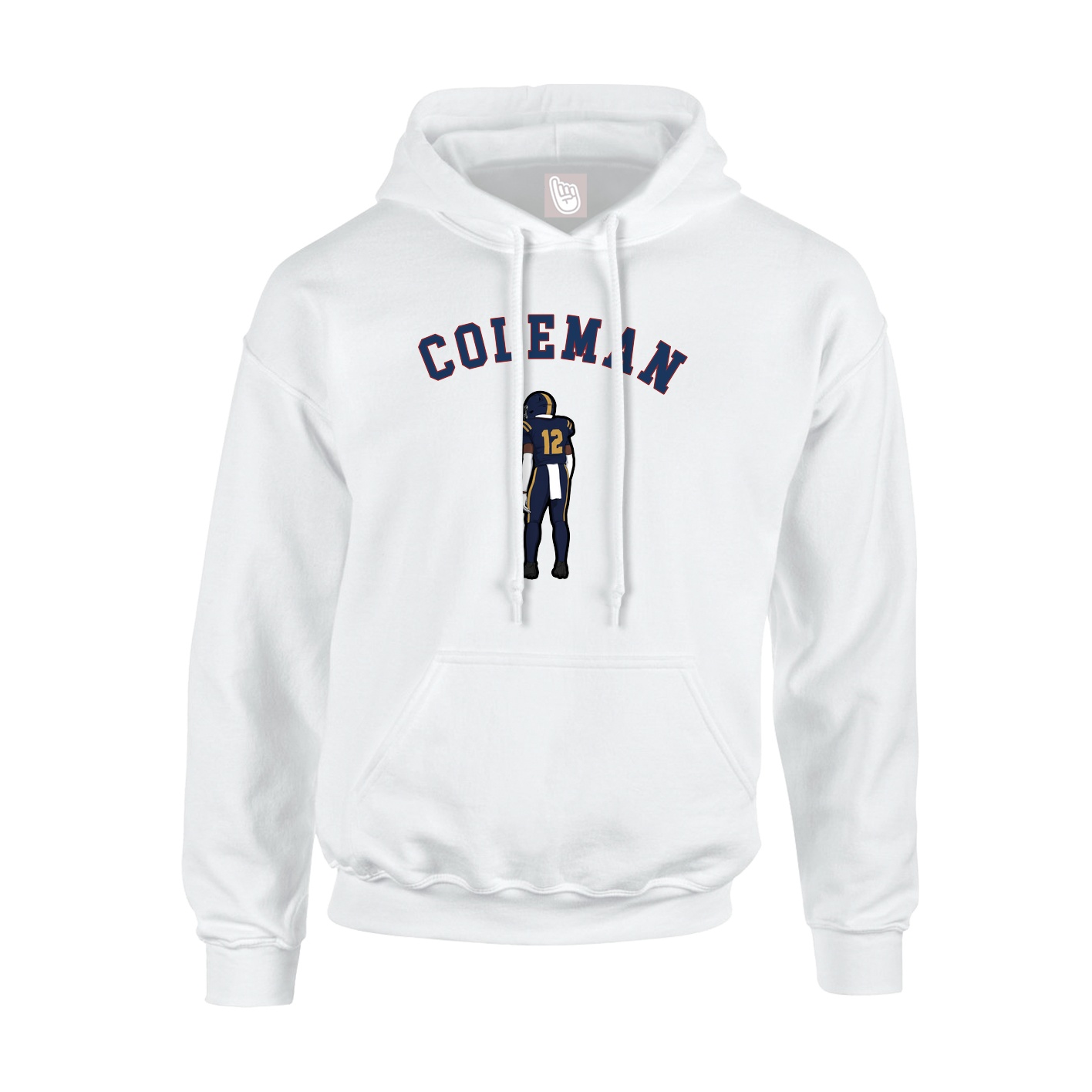 Youth Hoodie — Shirsey Arch in White