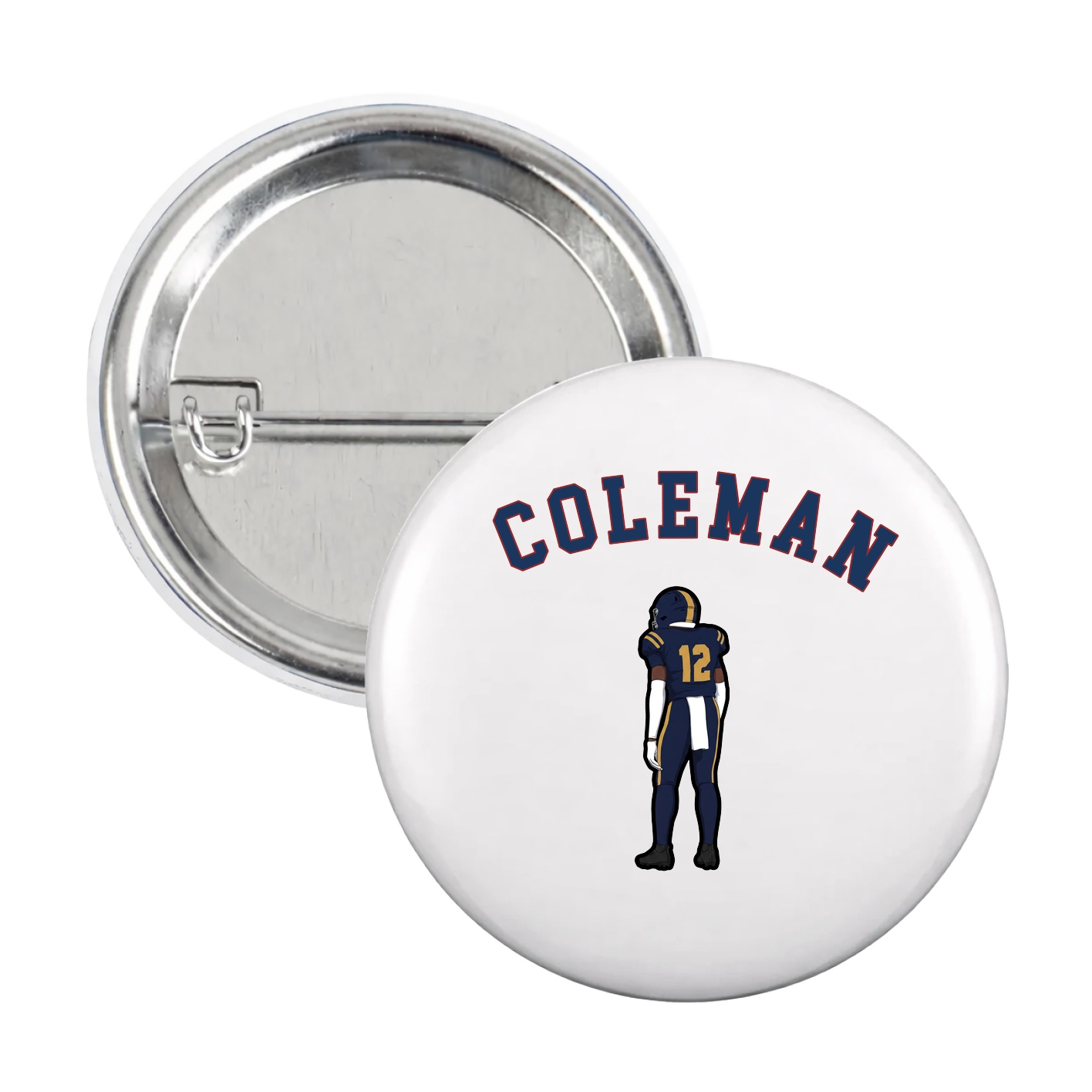 Game Day Button — Shirsey Arch in White