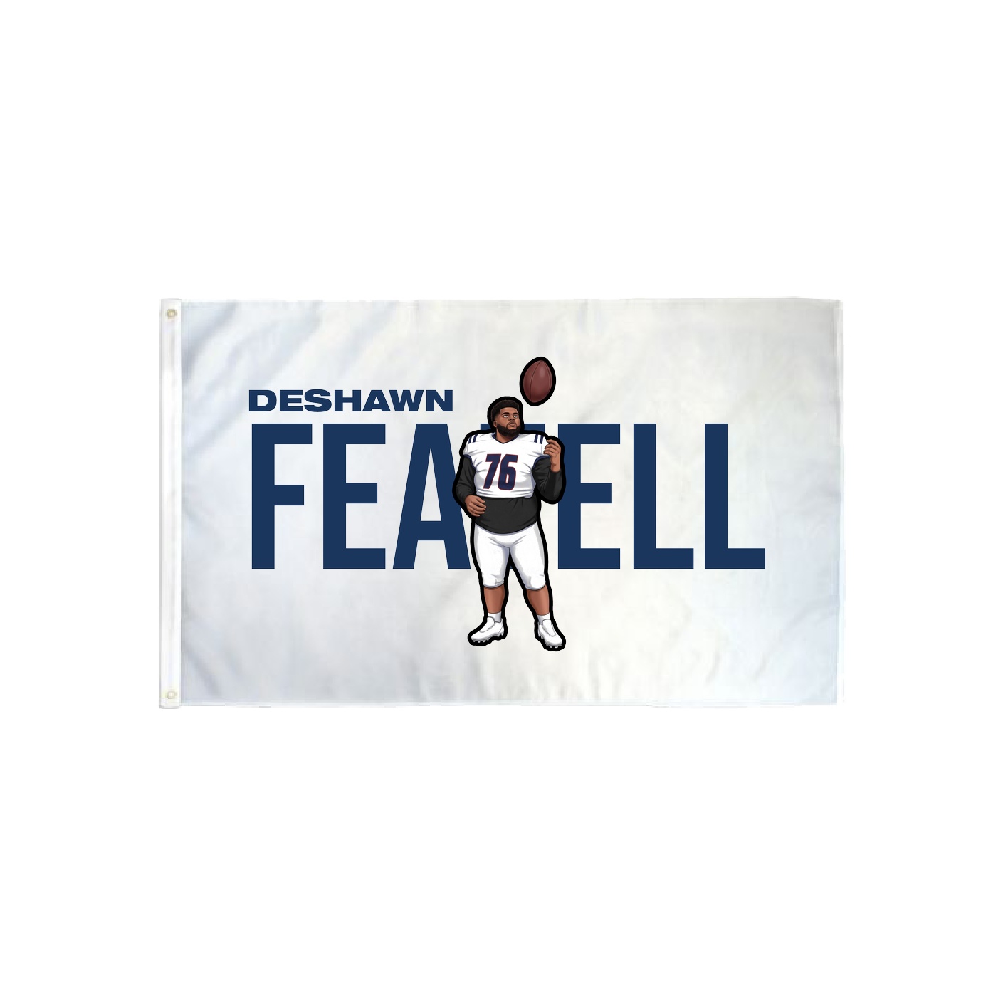 3x5 Flag — Player Name in Classic