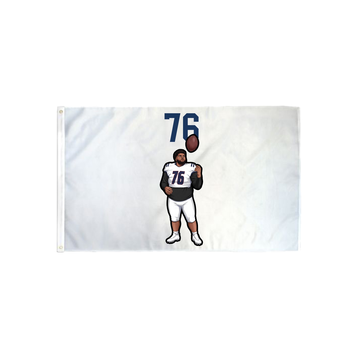 3x5 Flag — Number Top in Classic