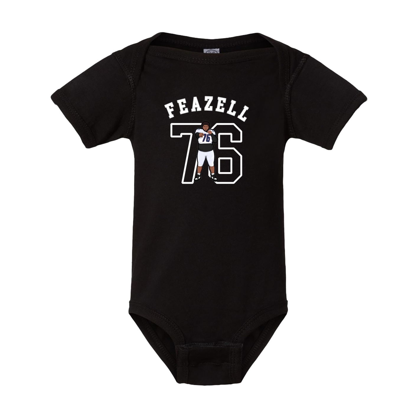 Baby Onesie — Shirsey Arch in Black