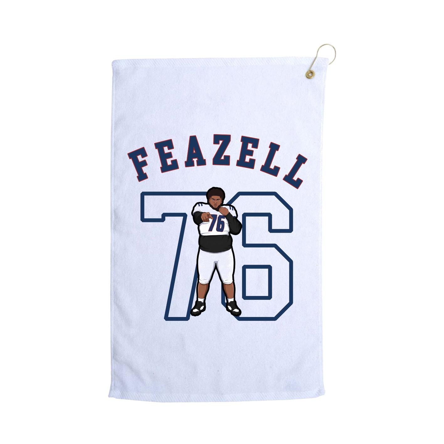Golf Towel — Shirsey Arch in White