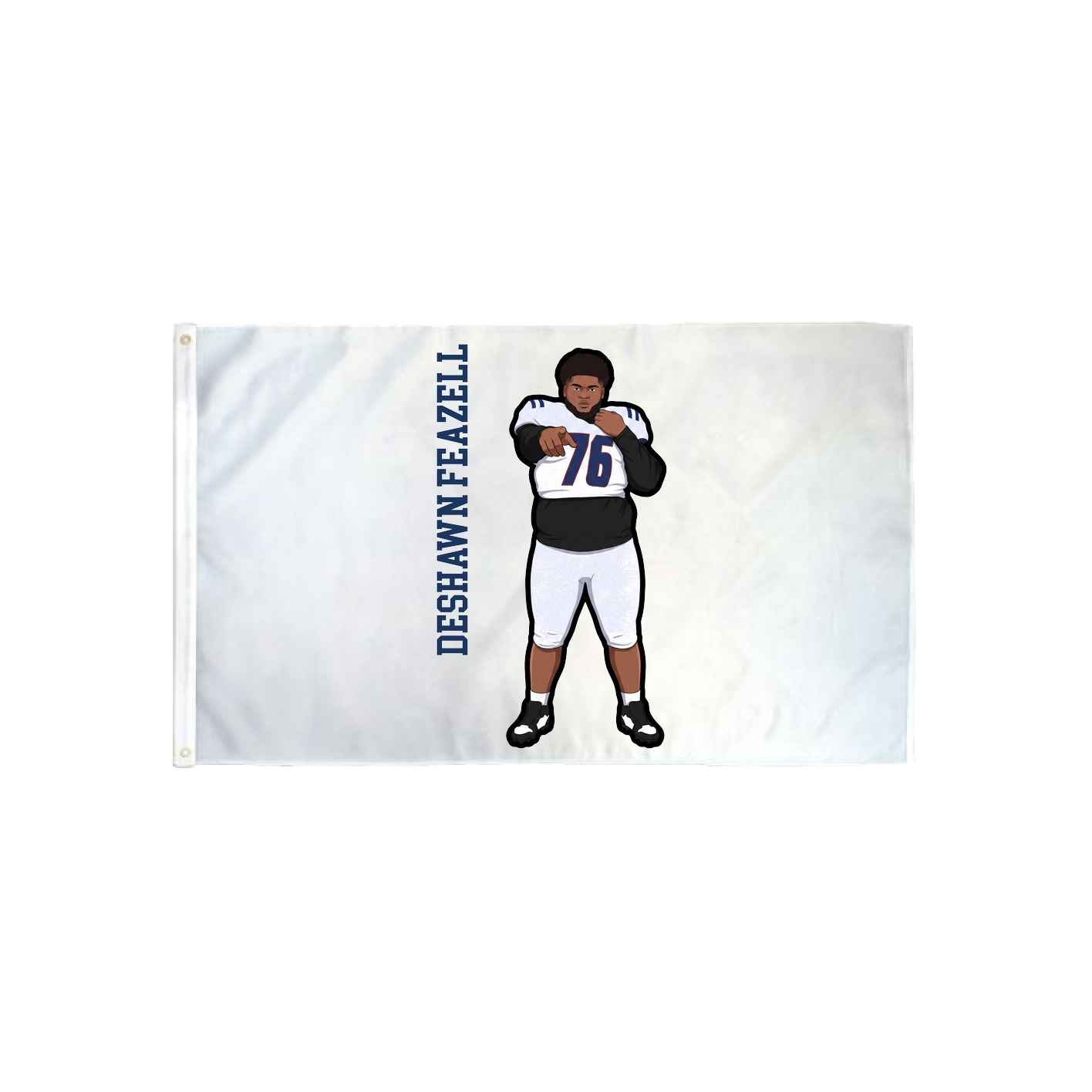 3x5 Flag — Name Vertical in Classic