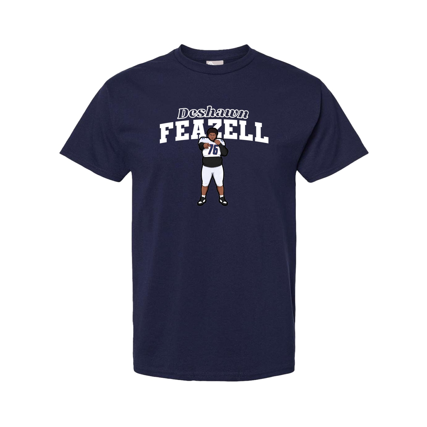 Tee — Name Arch in Navy