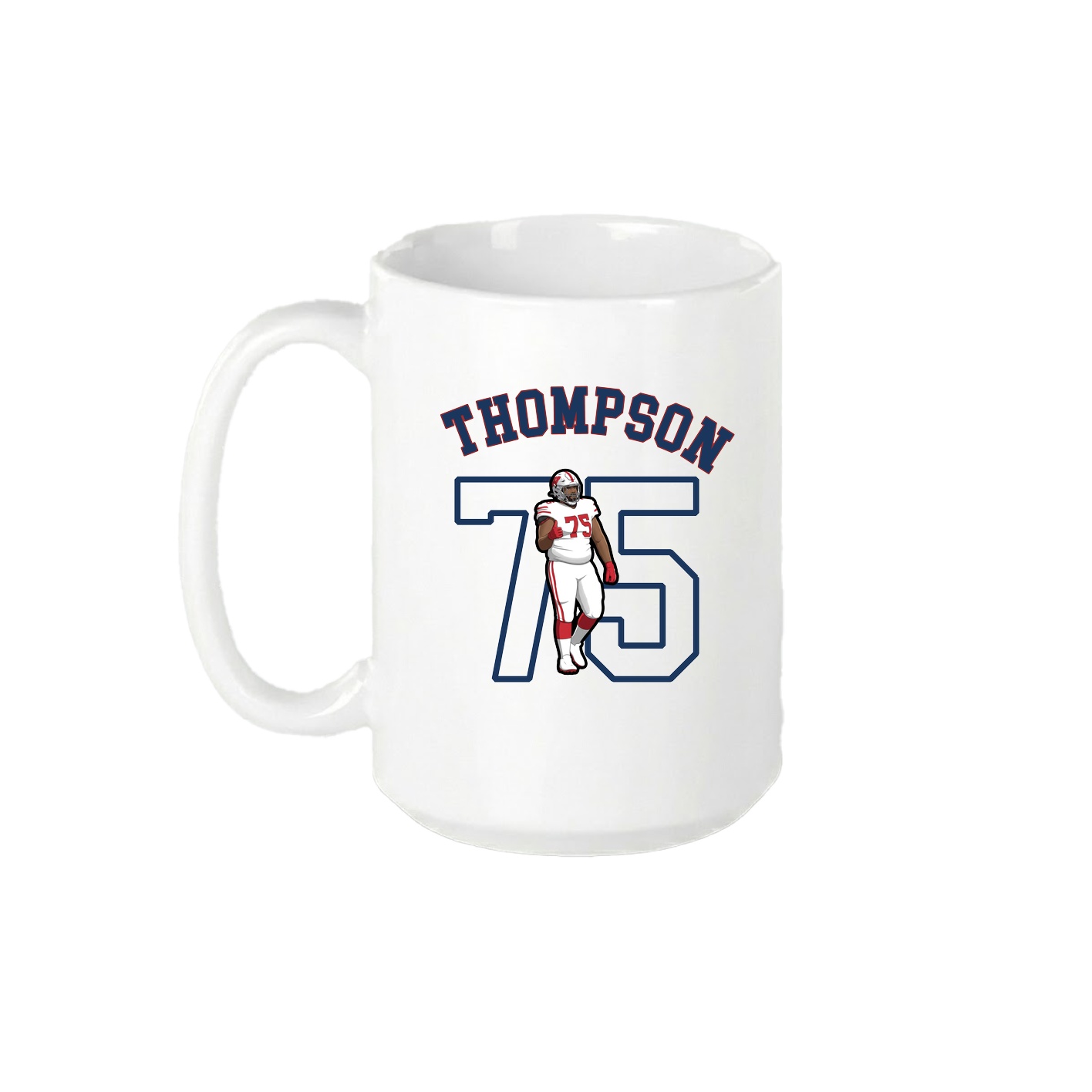 15oz Coffee Mug — Shirsey Arch in White