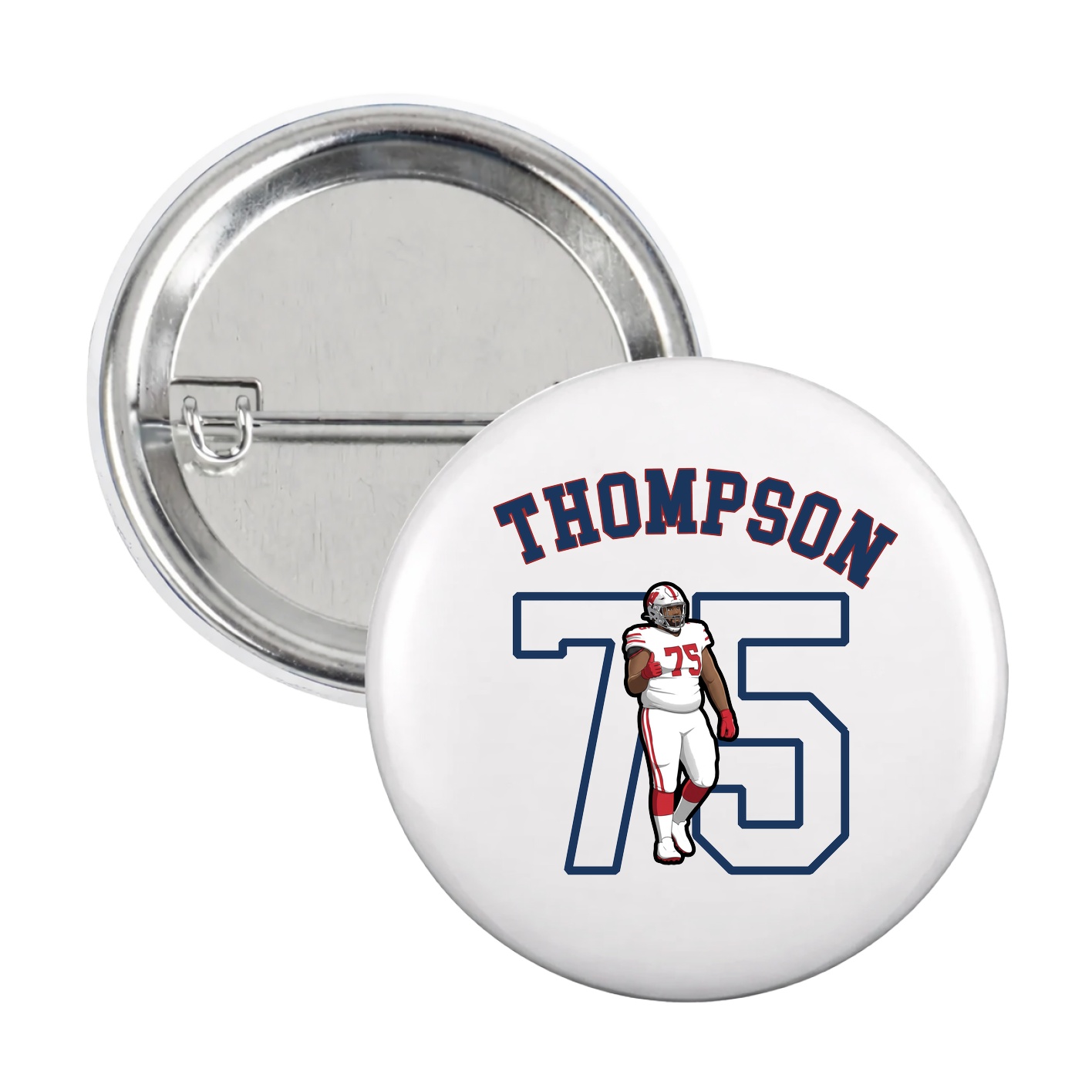 Game Day Button — Shirsey Arch in White
