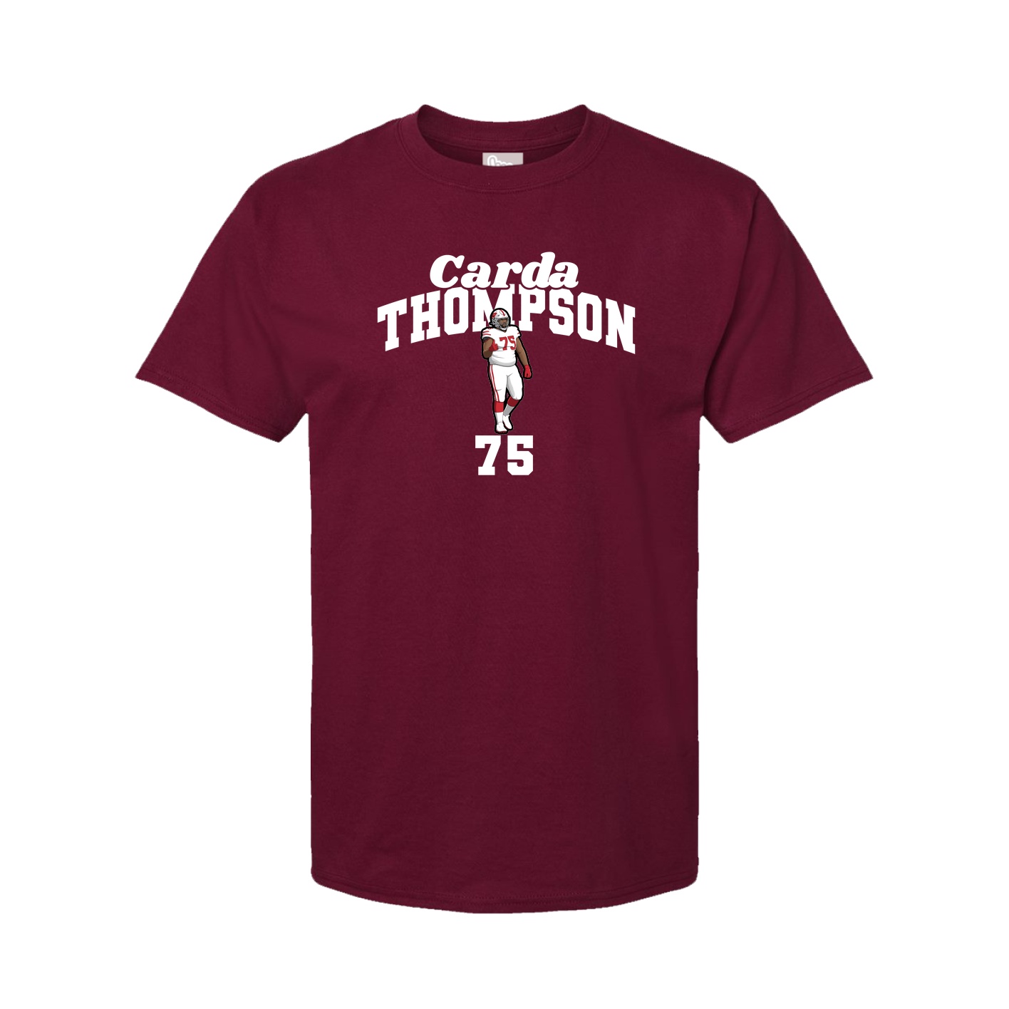 Tee — Signature Arch in Cardinal