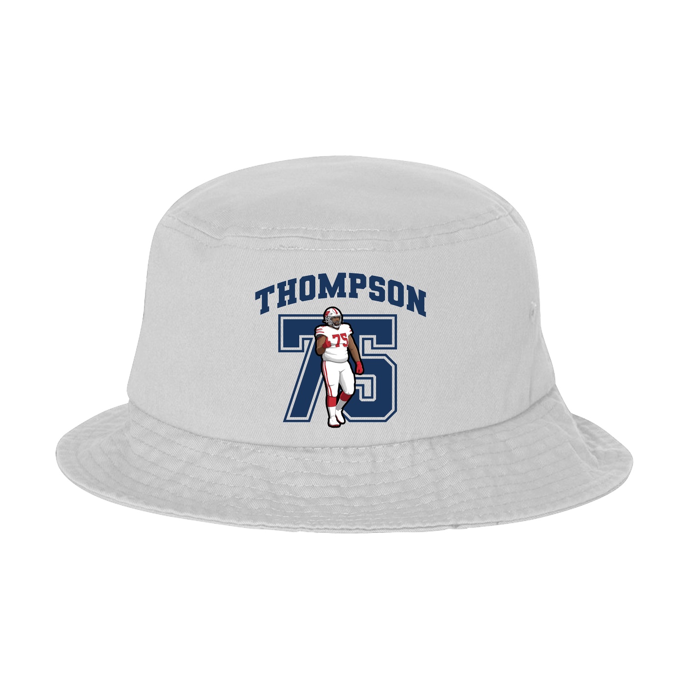 Bucket Cap — Number in White
