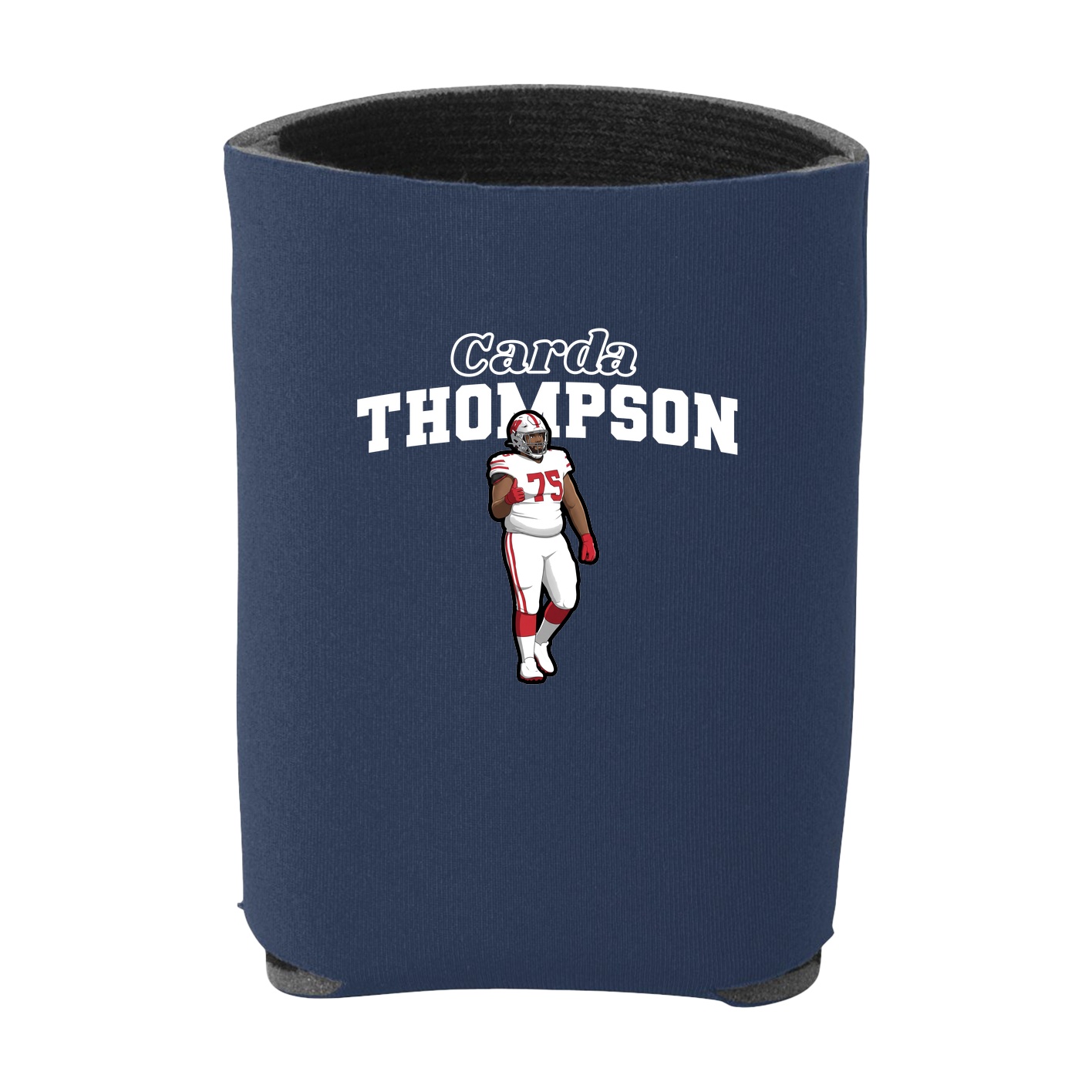 Can Holder — Name Arch in Navy